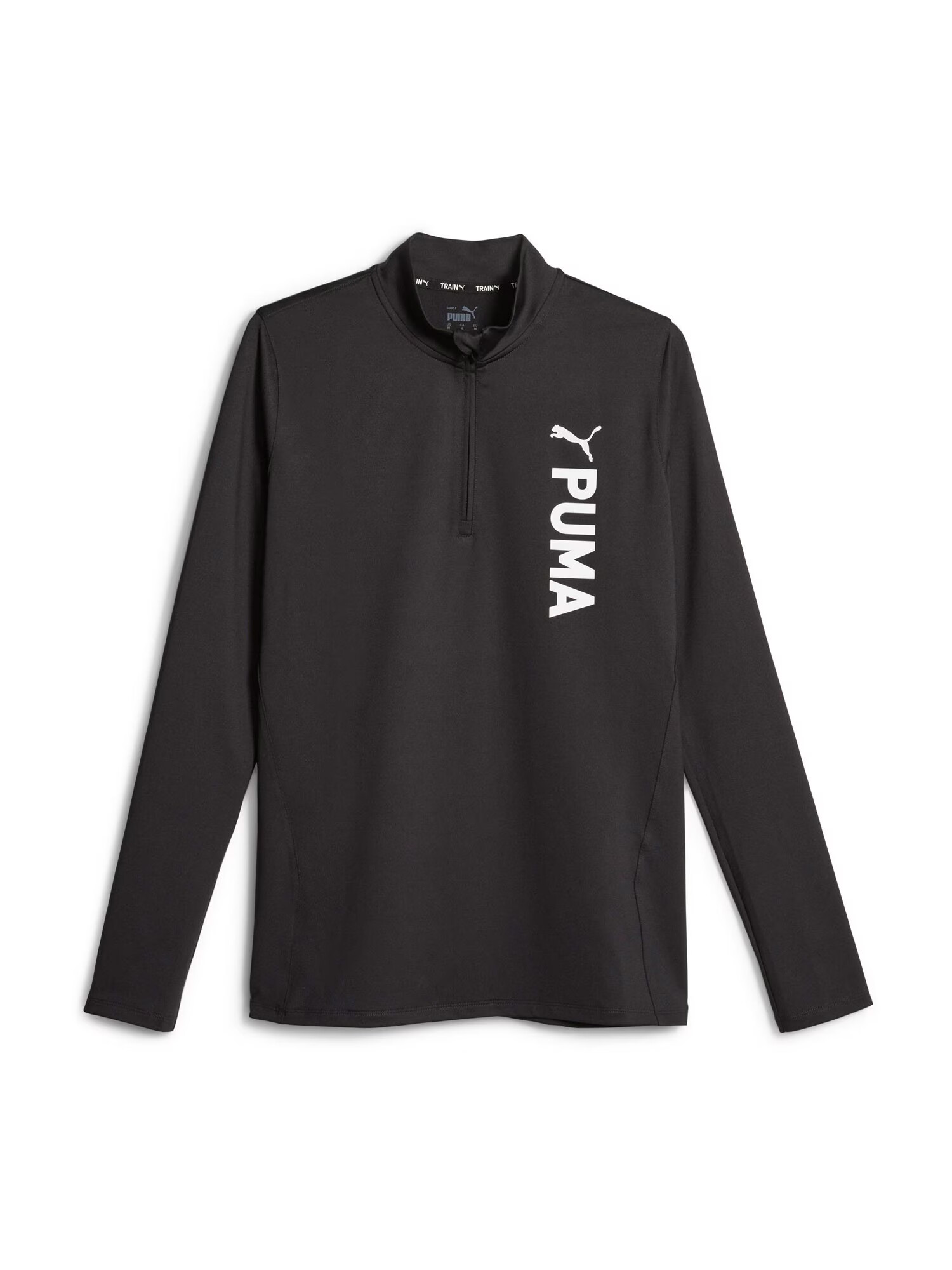 PUMA Tricou funcțional negru / alb - Pled.ro