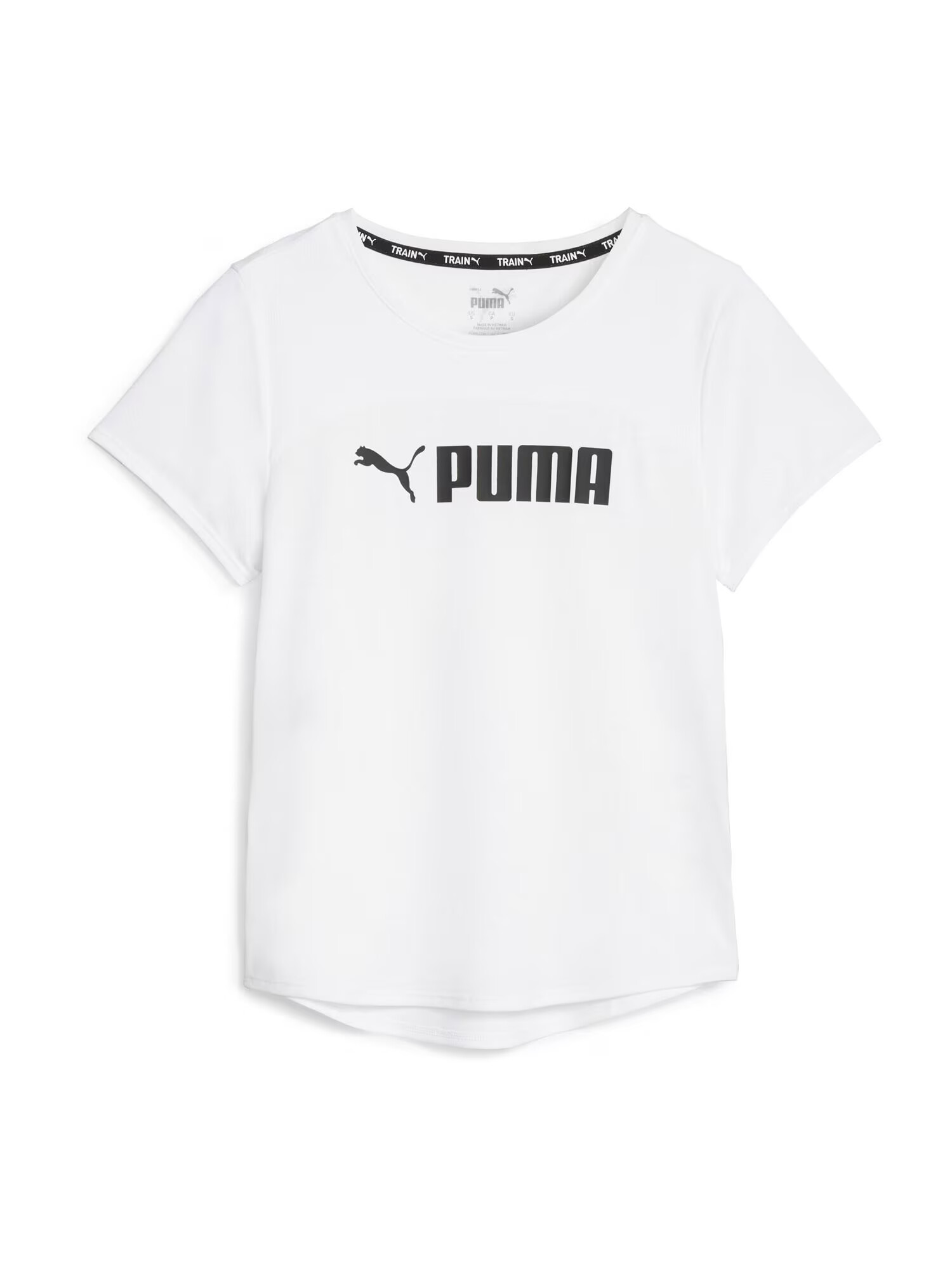 PUMA Tricou funcțional 'Ultrabreathe' negru / alb - Pled.ro