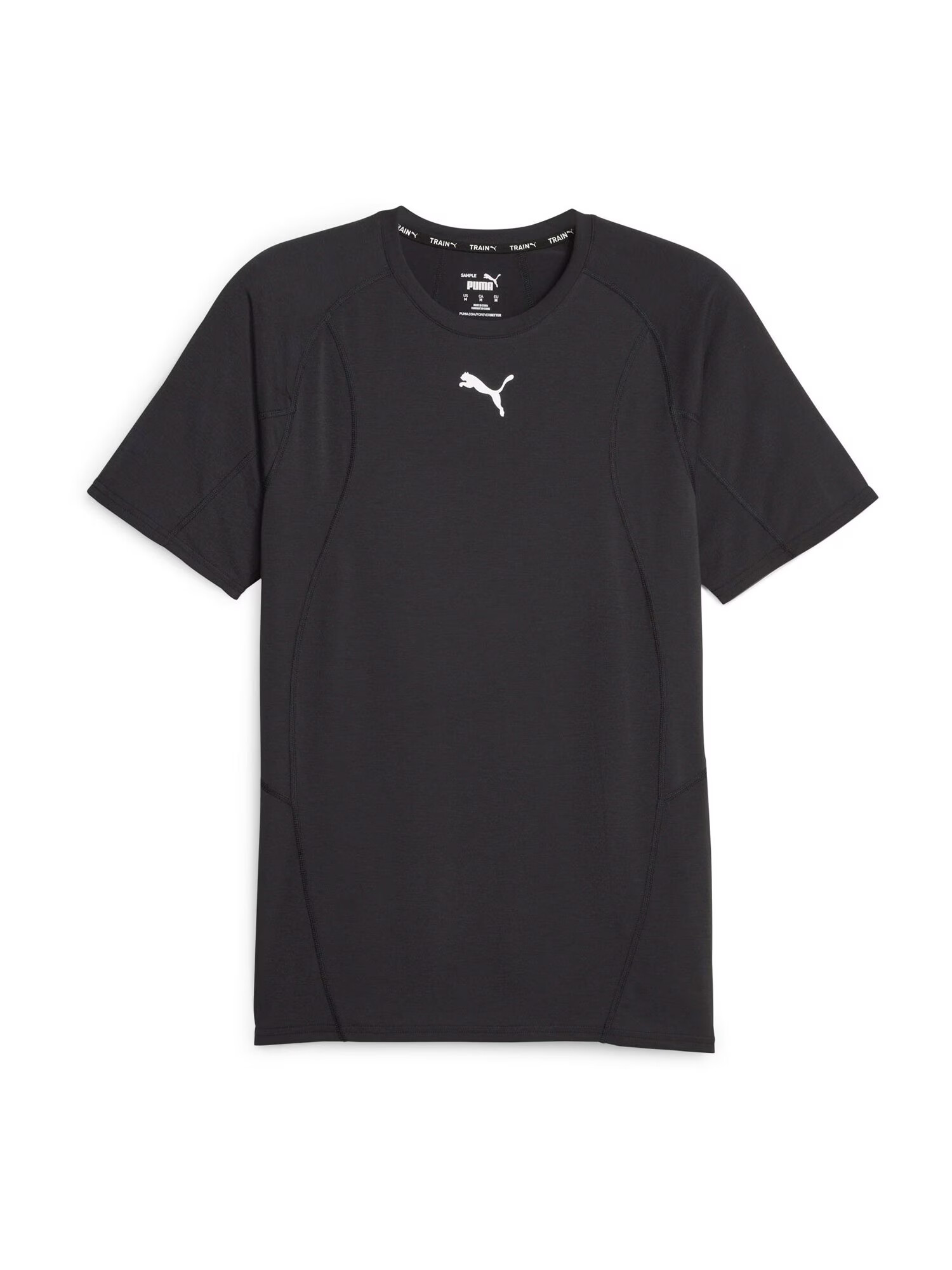 PUMA Tricou funcțional 'Train DriRelease' negru / alb - Pled.ro