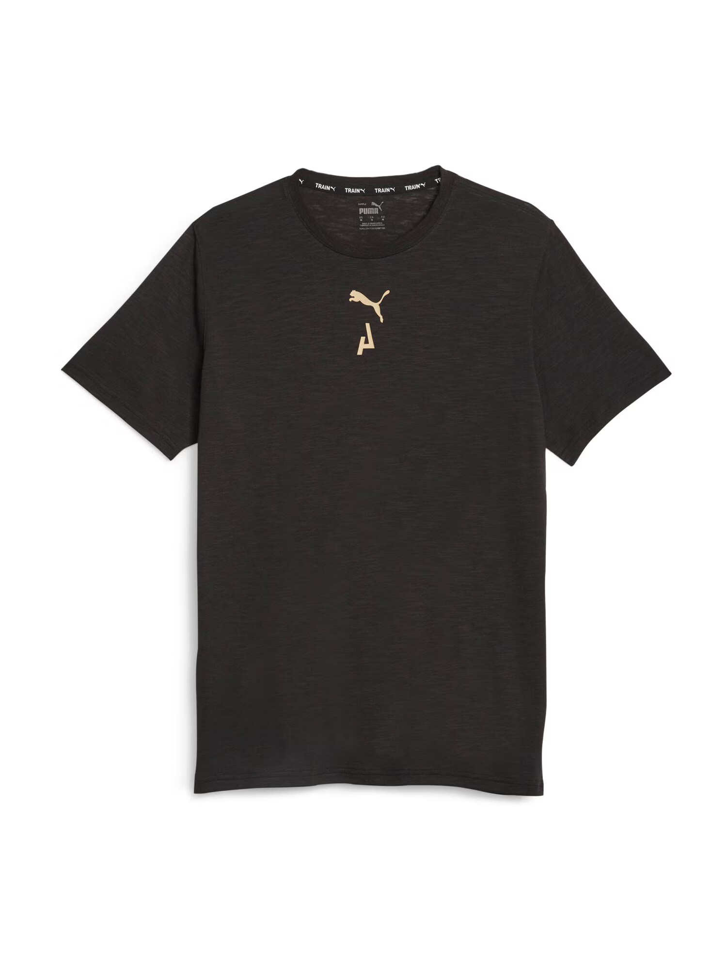 PUMA Tricou funcțional nisipiu / negru amestecat - Pled.ro