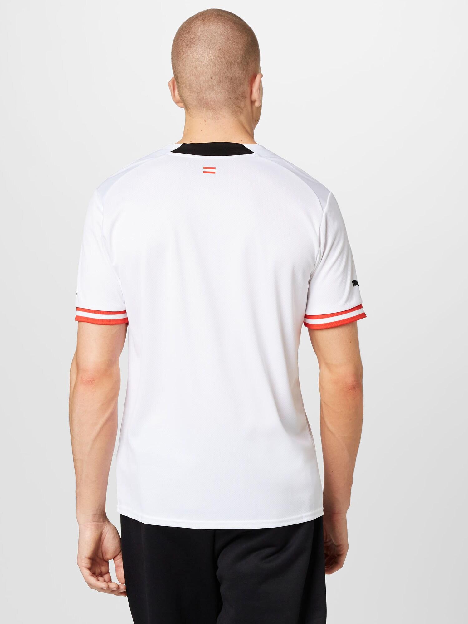 PUMA Tricou funcțional 'ÖFB Away' roșu / negru / alb - Pled.ro