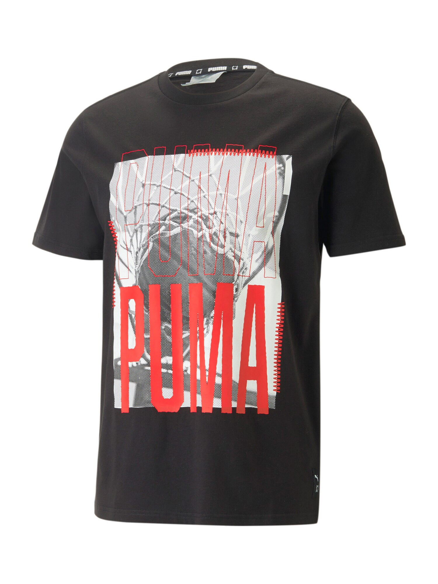 PUMA Tricou funcțional roșu / negru / alb - Pled.ro