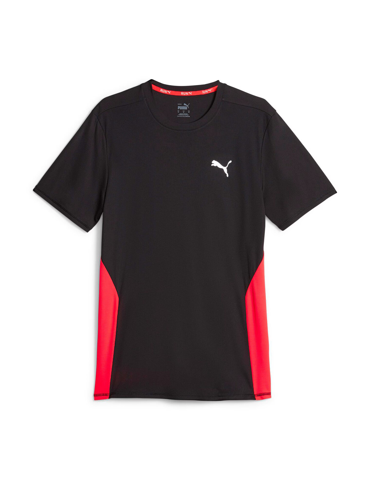 PUMA Tricou funcțional roșu / negru / alb - Pled.ro