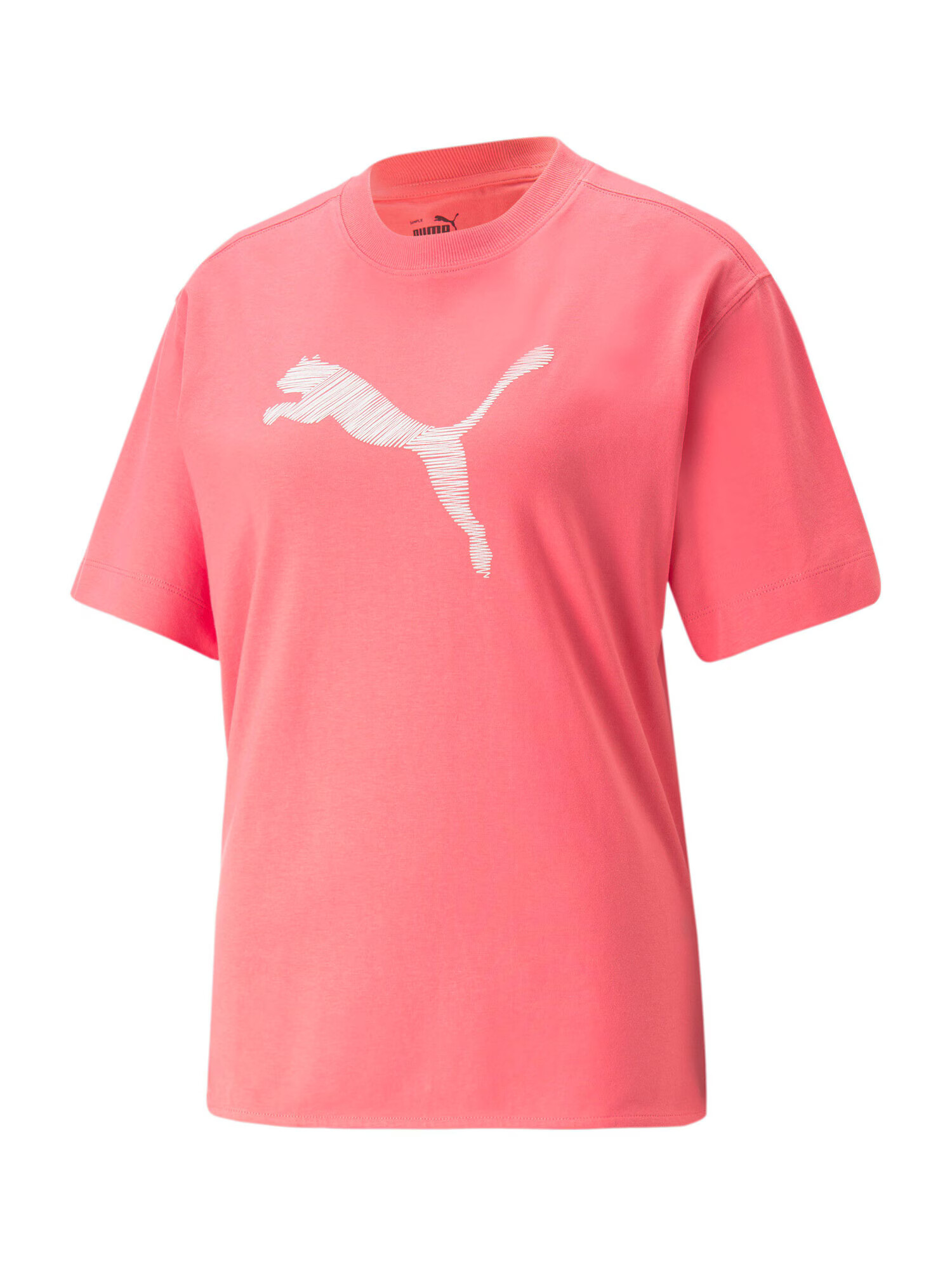 PUMA Tricou funcțional roz / alb - Pled.ro