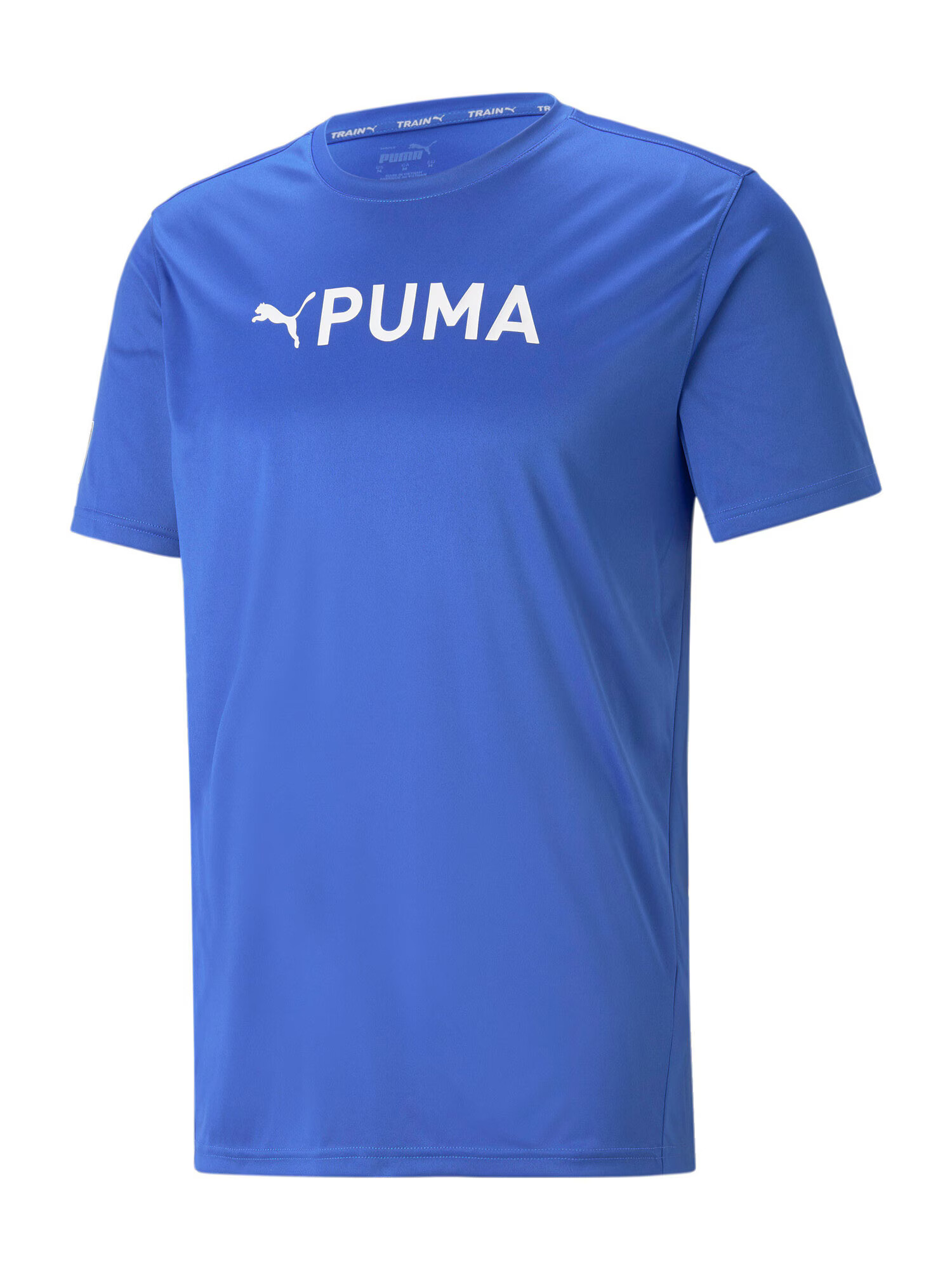 PUMA Tricou funcțional 'TRAIN FAV HEATHER CAT' safir / alb - Pled.ro