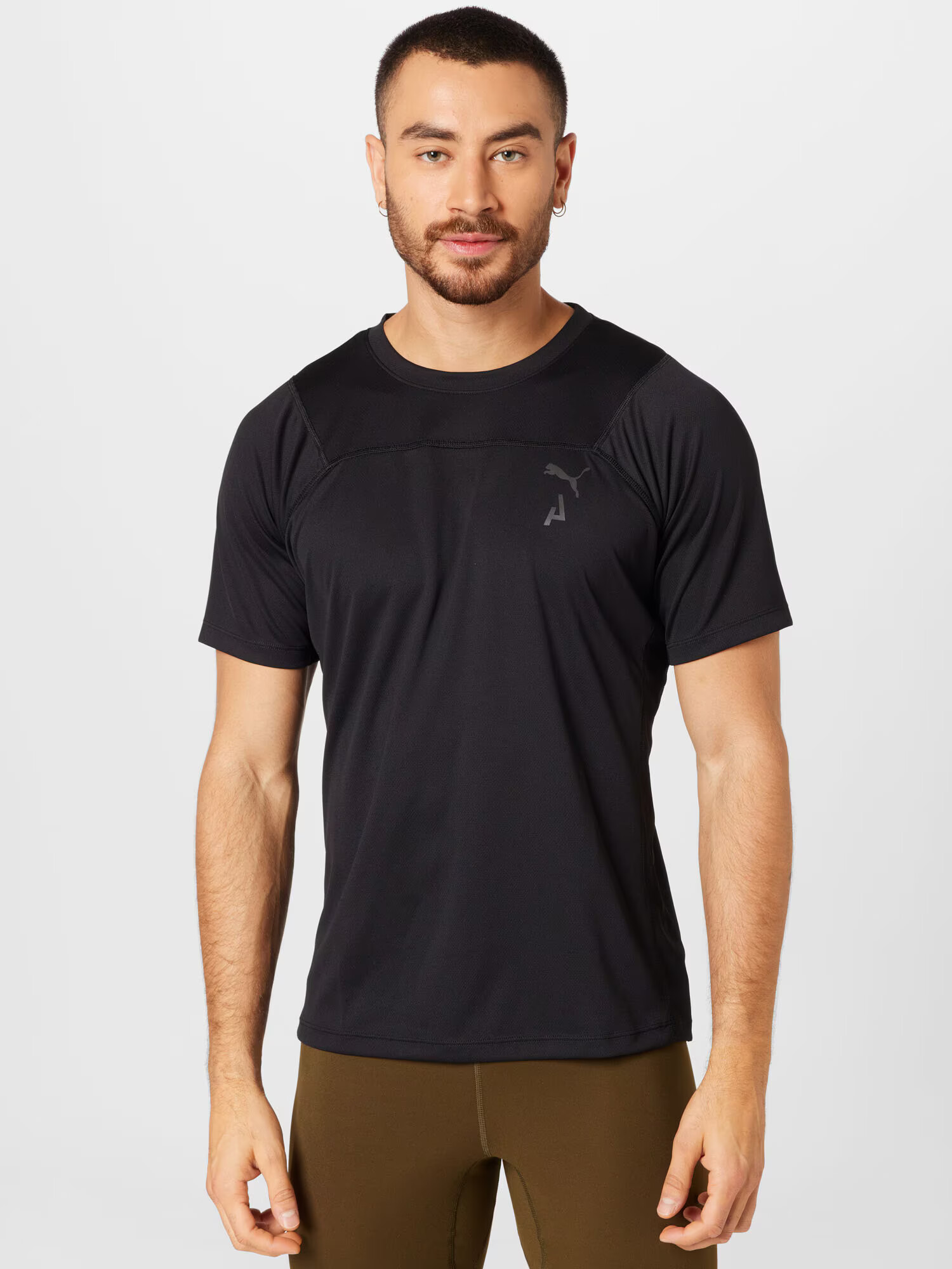 PUMA Tricou funcțional 'SEASONS' gri / negru - Pled.ro