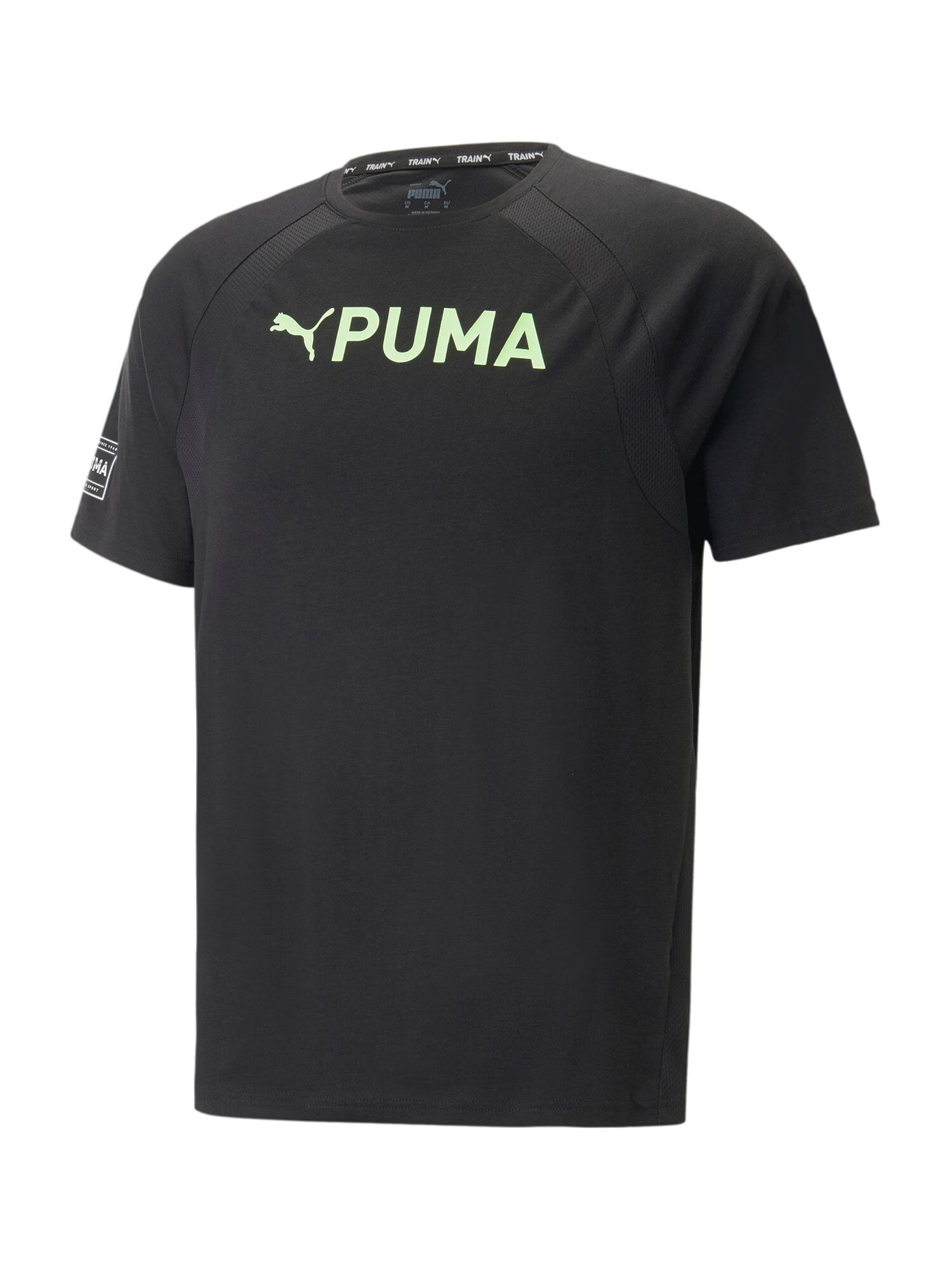 PUMA Tricou funcțional verde deschis / negru - Pled.ro