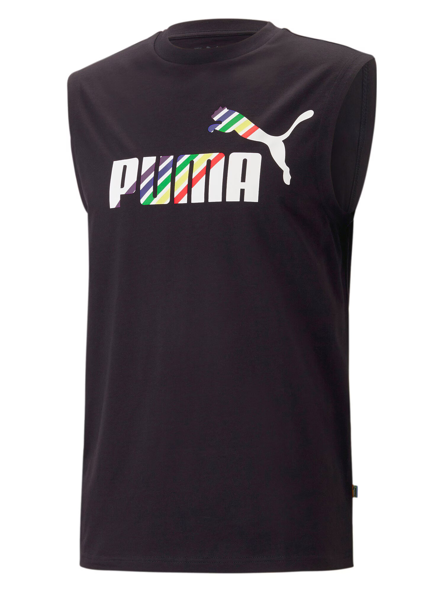 PUMA Tricou funcțional verde iarbă / mov închis / negru / alb - Pled.ro