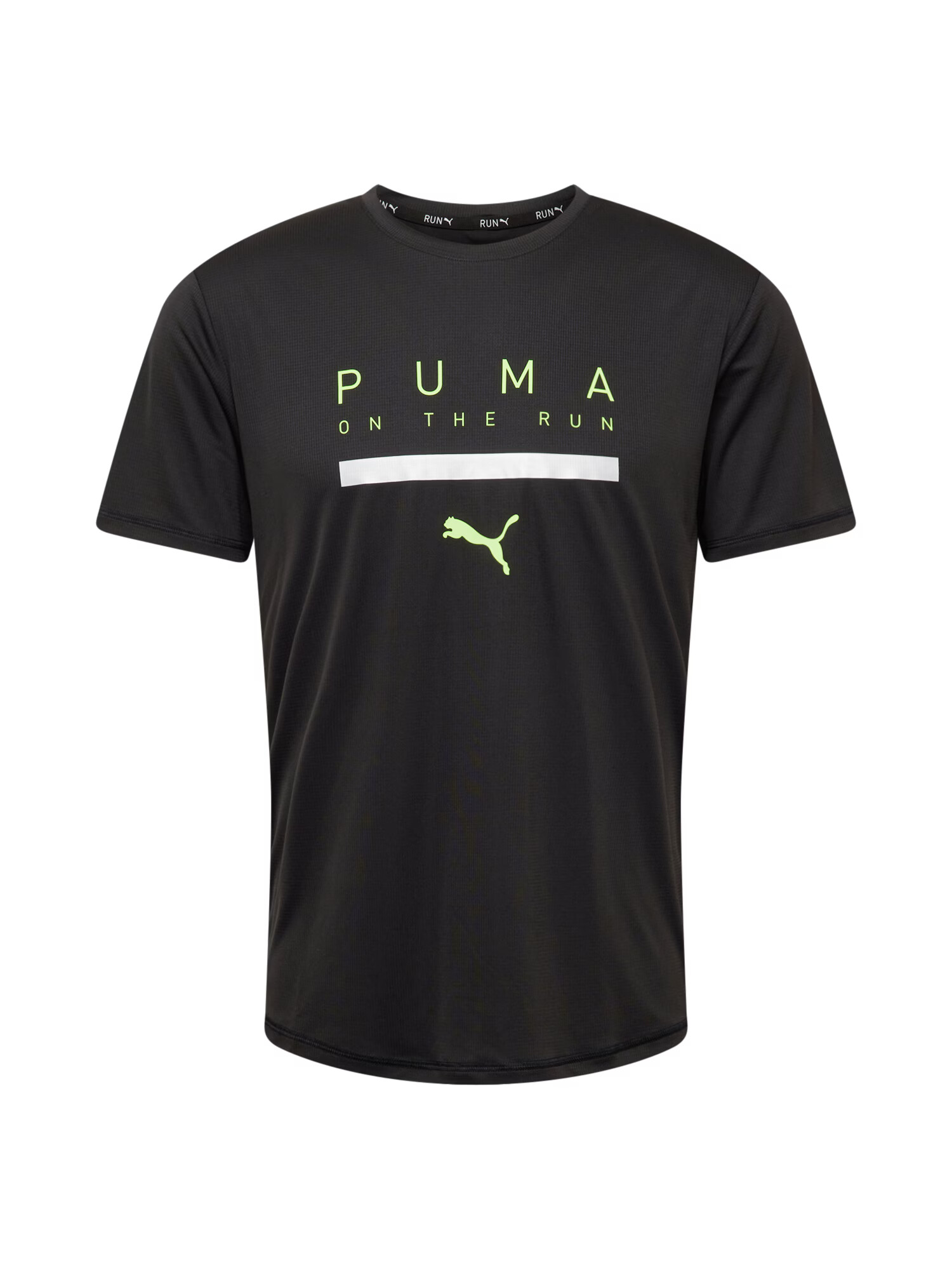 PUMA Tricou funcțional verde limetă / negru / alb - Pled.ro