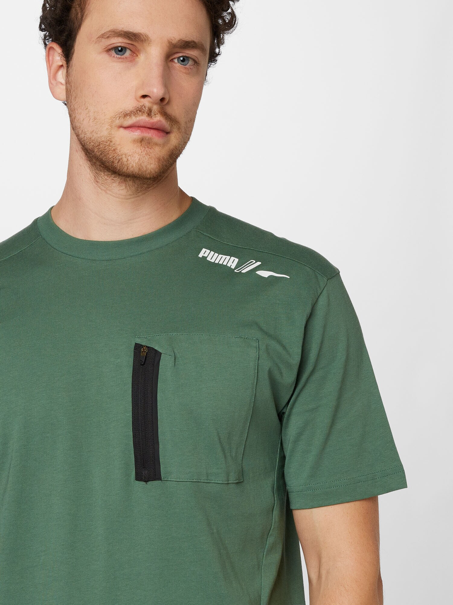 PUMA Tricou funcțional verde / negru - Pled.ro