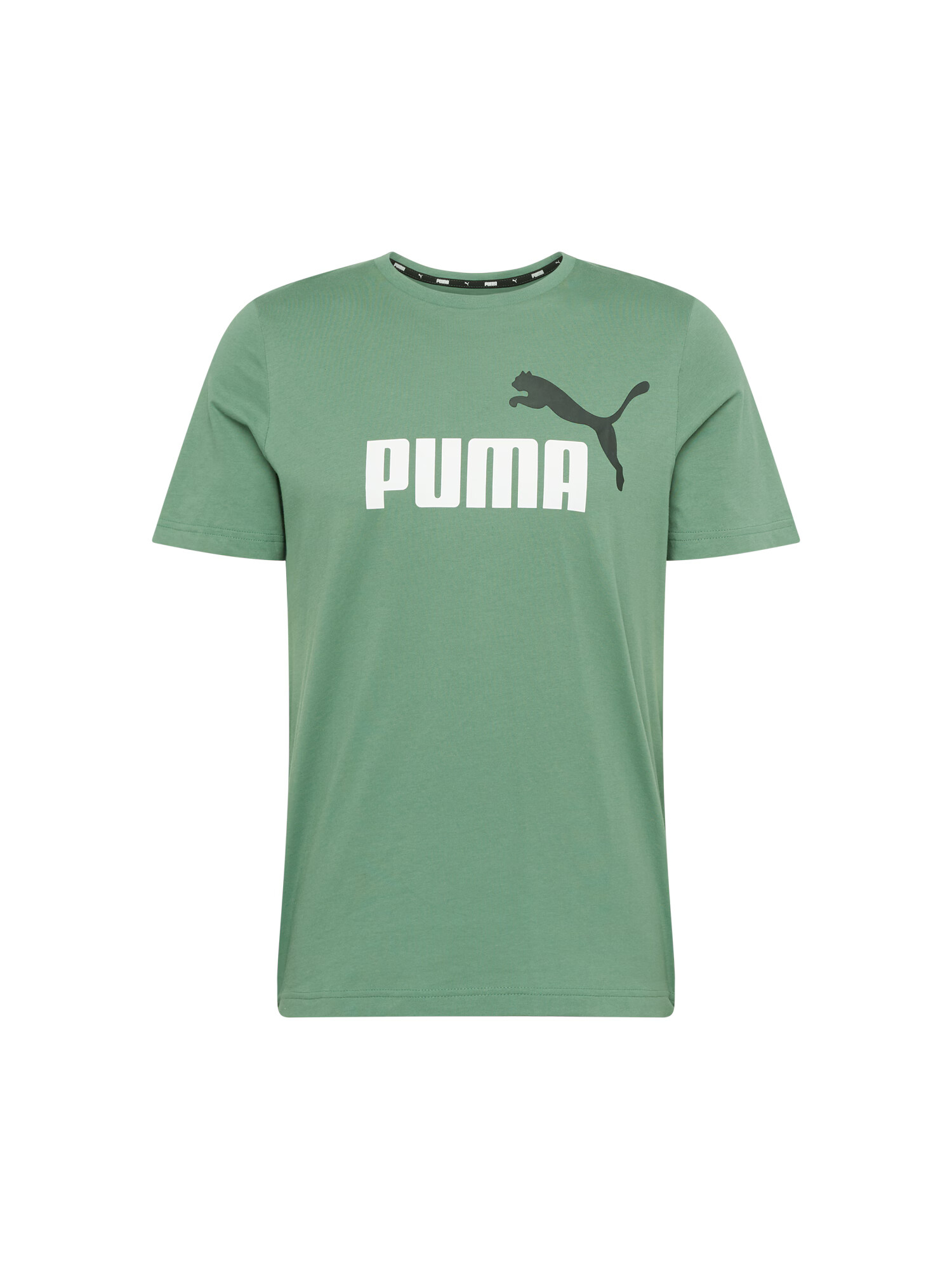 PUMA Tricou funcțional verde / negru / alb - Pled.ro