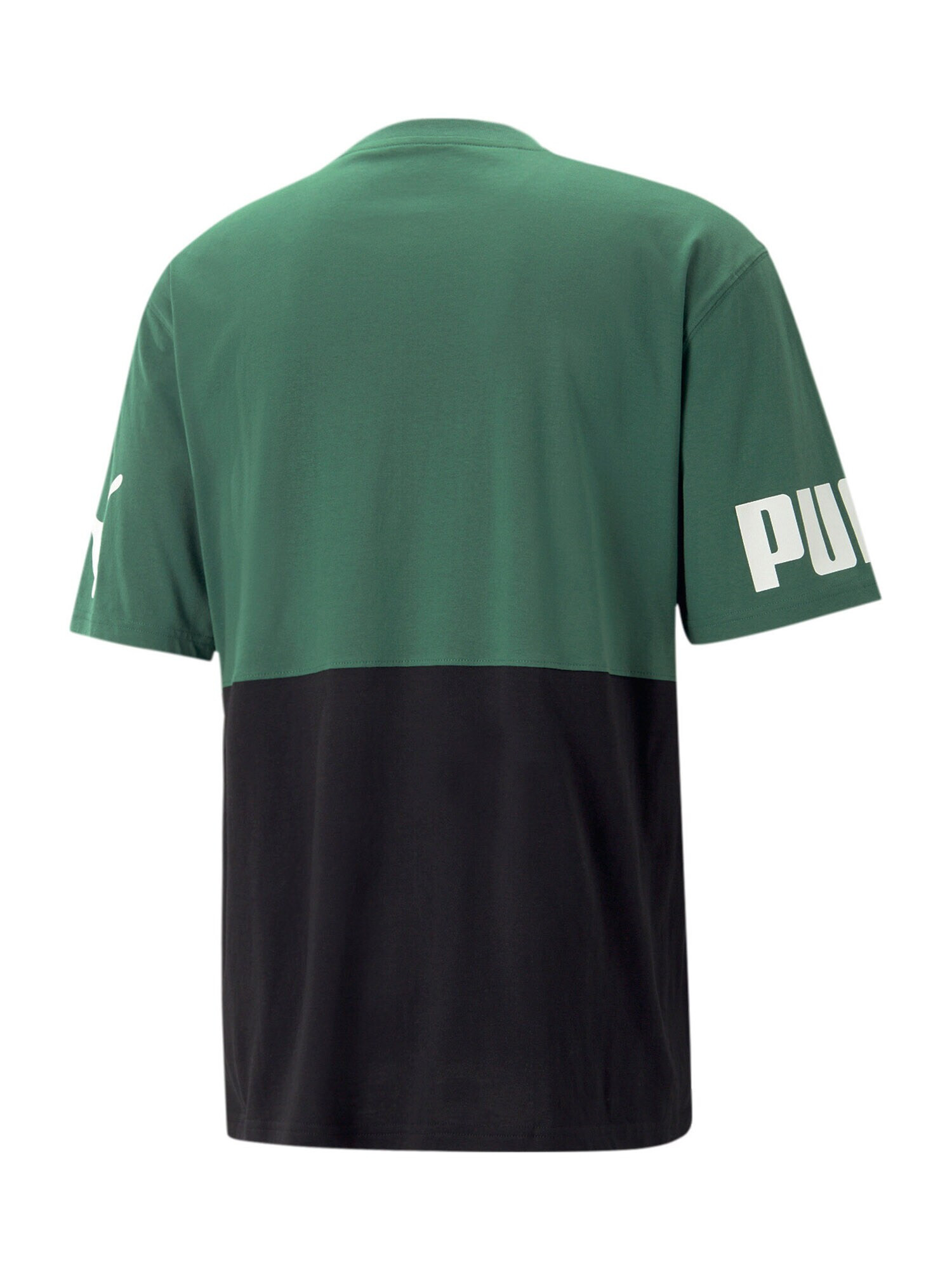 PUMA Tricou funcțional verde / negru / alb - Pled.ro