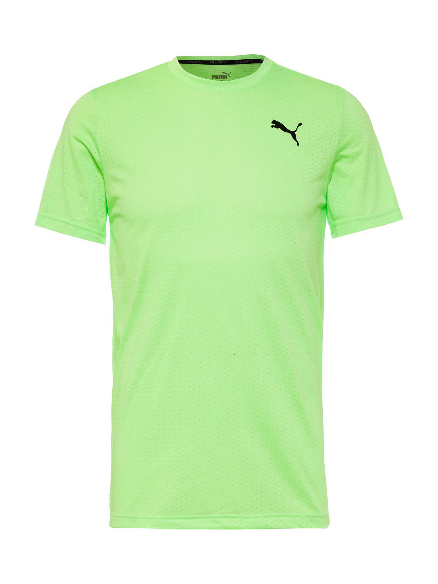 PUMA Tricou funcțional verde neon / negru - Pled.ro