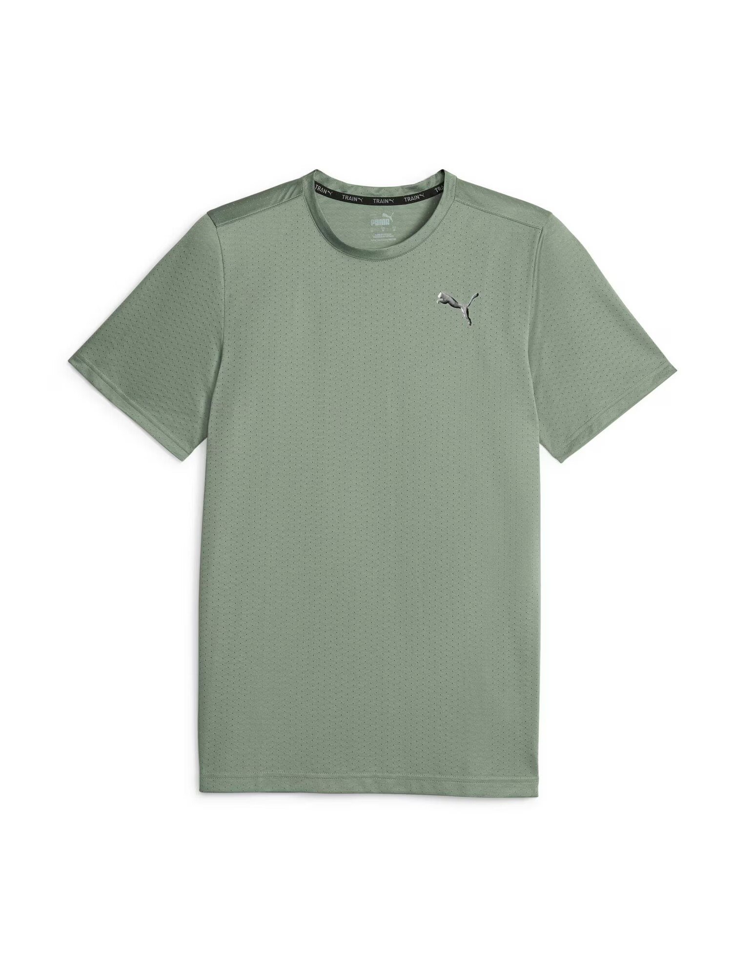 PUMA Tricou funcțional 'Fav Blaster' verde pastel / negru - Pled.ro