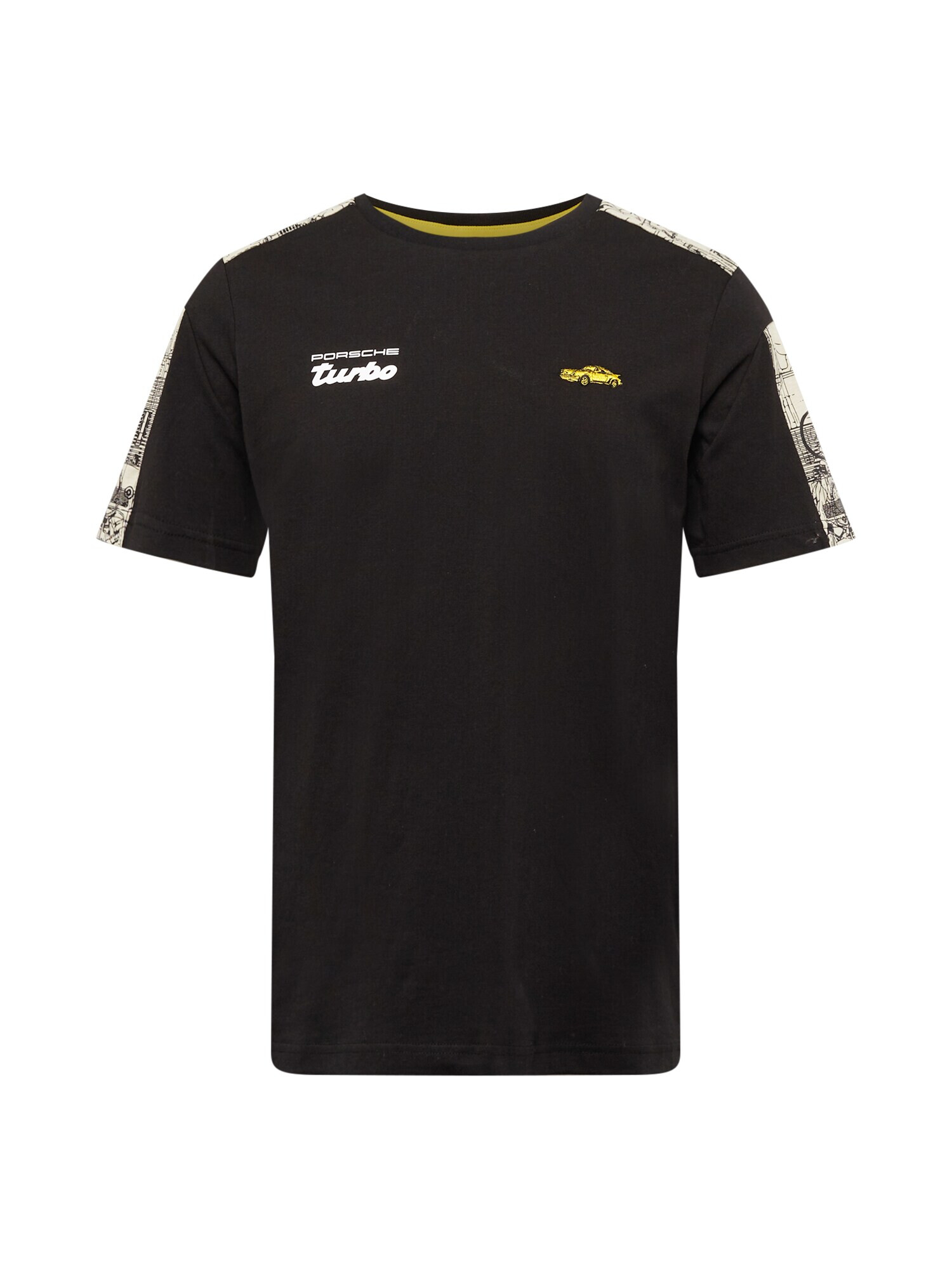 PUMA Tricou galben închis / gri deschis / negru / alb - Pled.ro