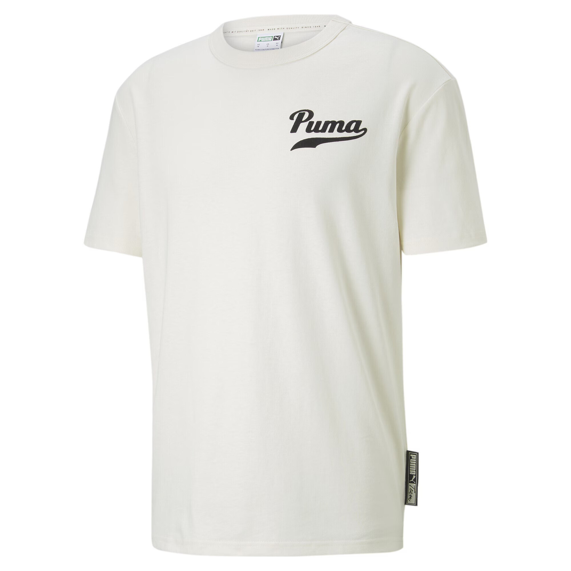 PUMA Tricou negru / alb - Pled.ro