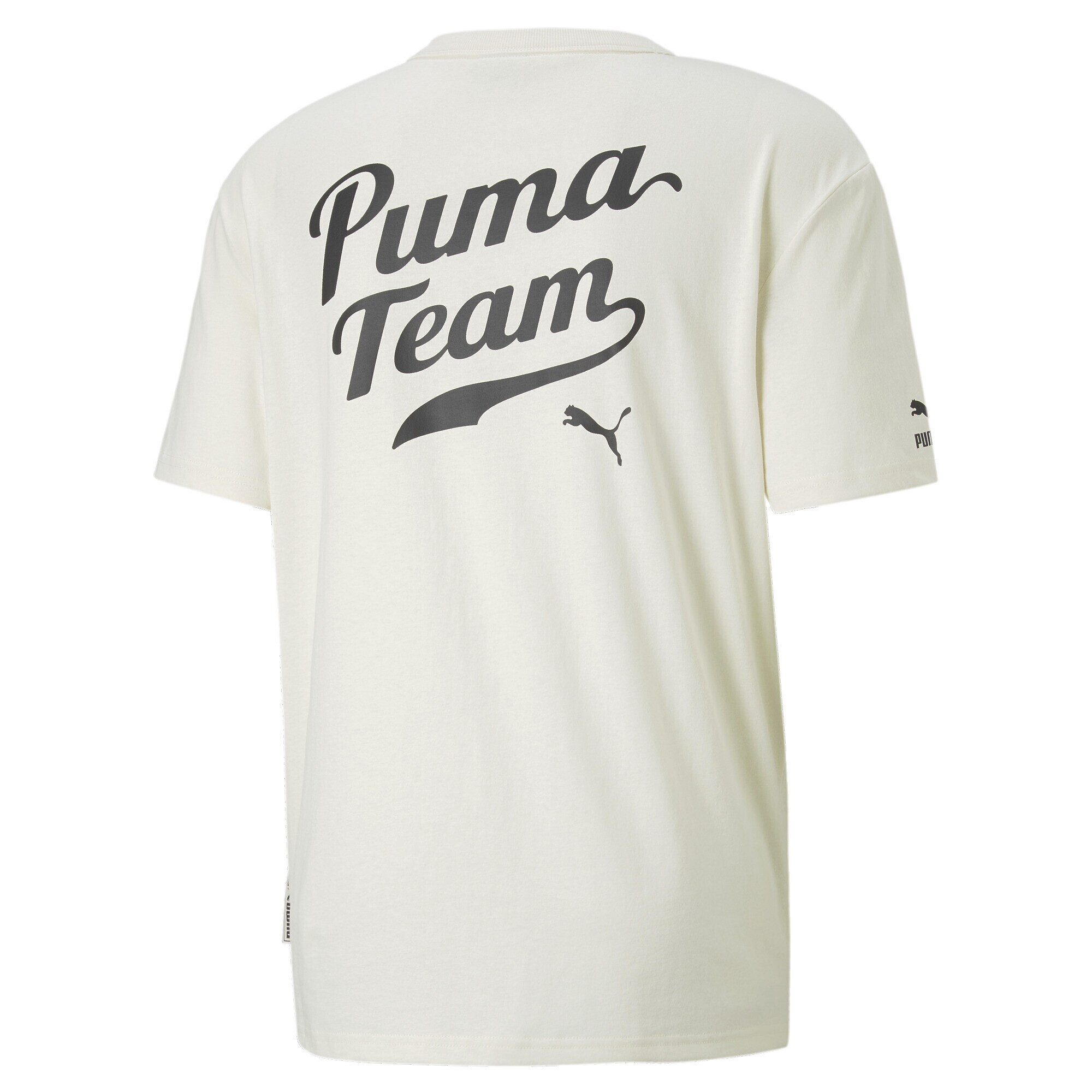 PUMA Tricou negru / alb - Pled.ro