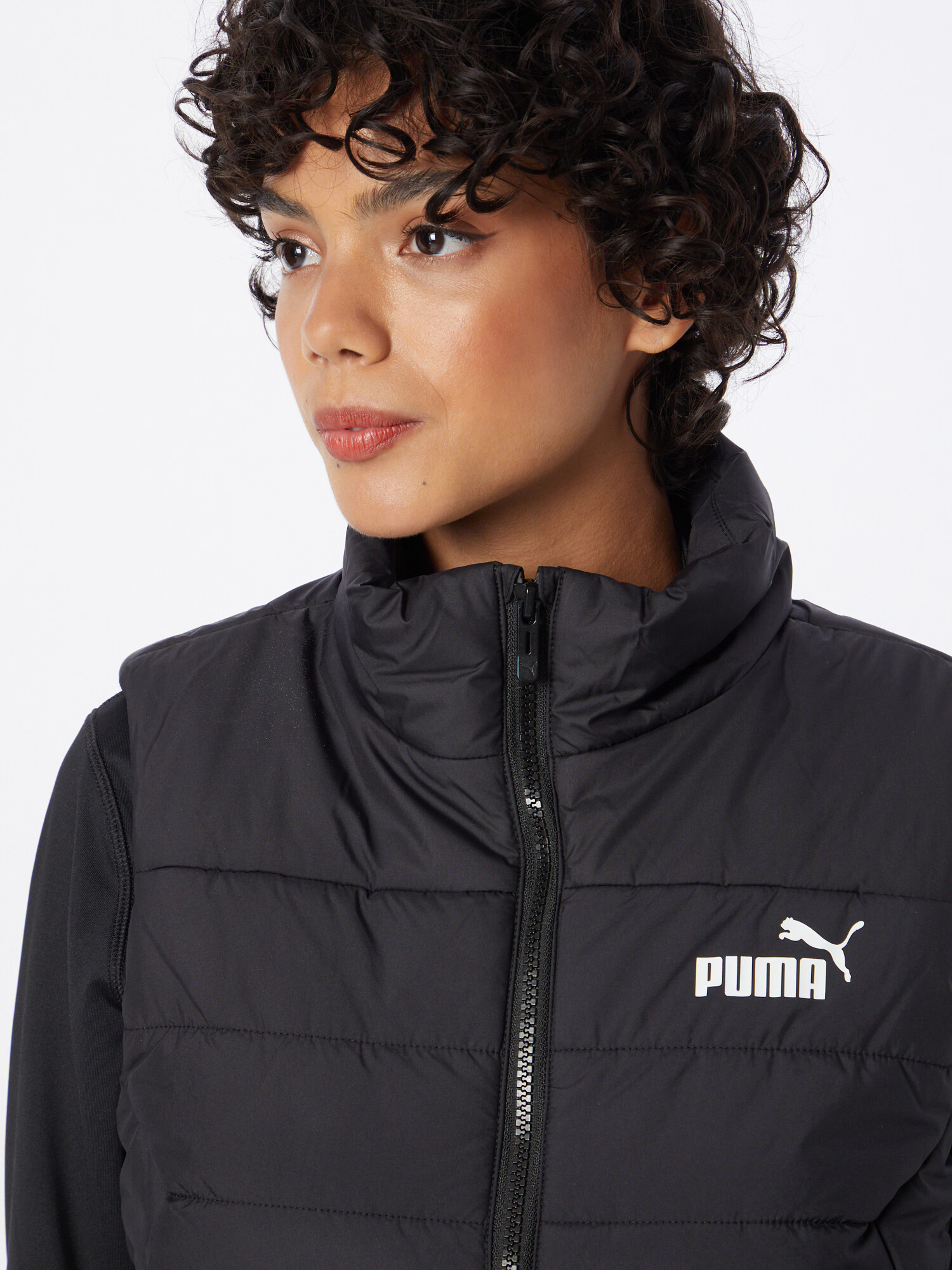 PUMA Vestă sport negru / alb - Pled.ro