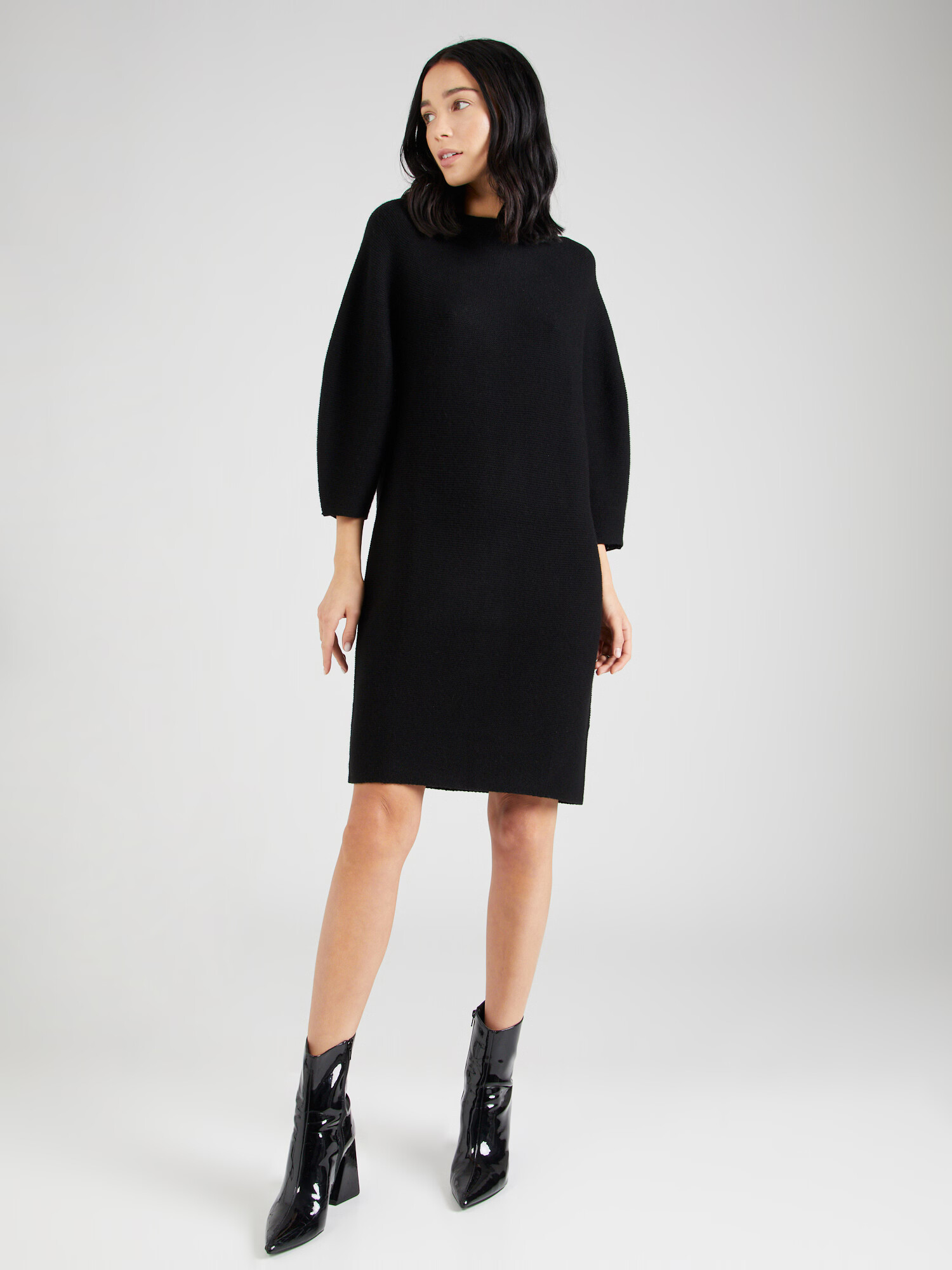 Pure Cashmere NYC Rochie tricotat negru - Pled.ro