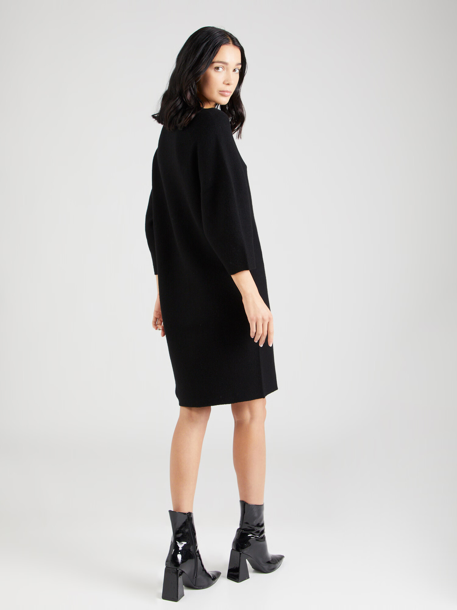 Pure Cashmere NYC Rochie tricotat negru - Pled.ro