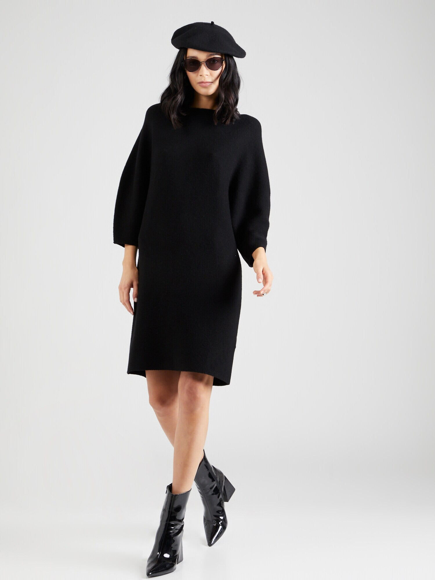 Pure Cashmere NYC Rochie tricotat negru - Pled.ro