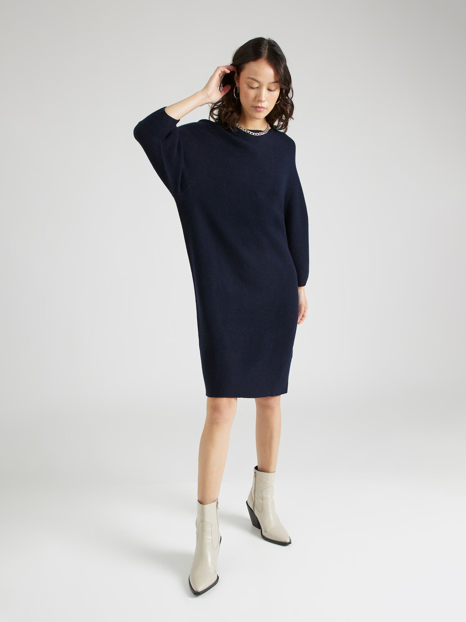 Pure Cashmere NYC Rochie tricotat albastru închis - Pled.ro