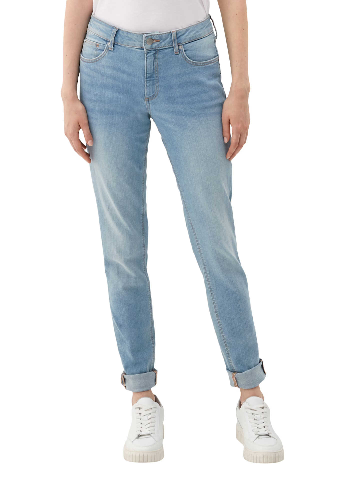 QS by s.Oliver Jeans albastru denim - Pled.ro