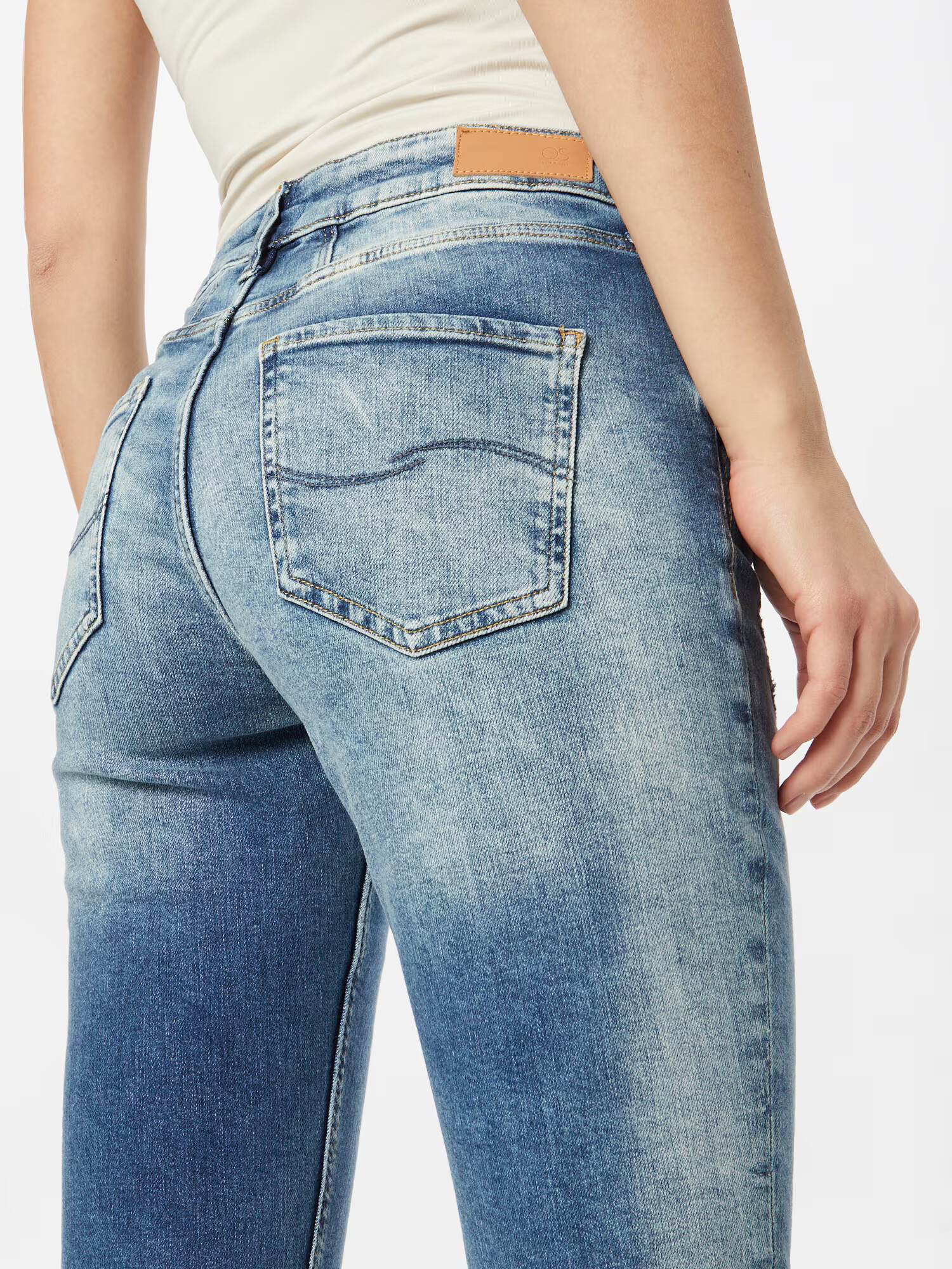 QS by s.Oliver Jeans albastru denim - Pled.ro