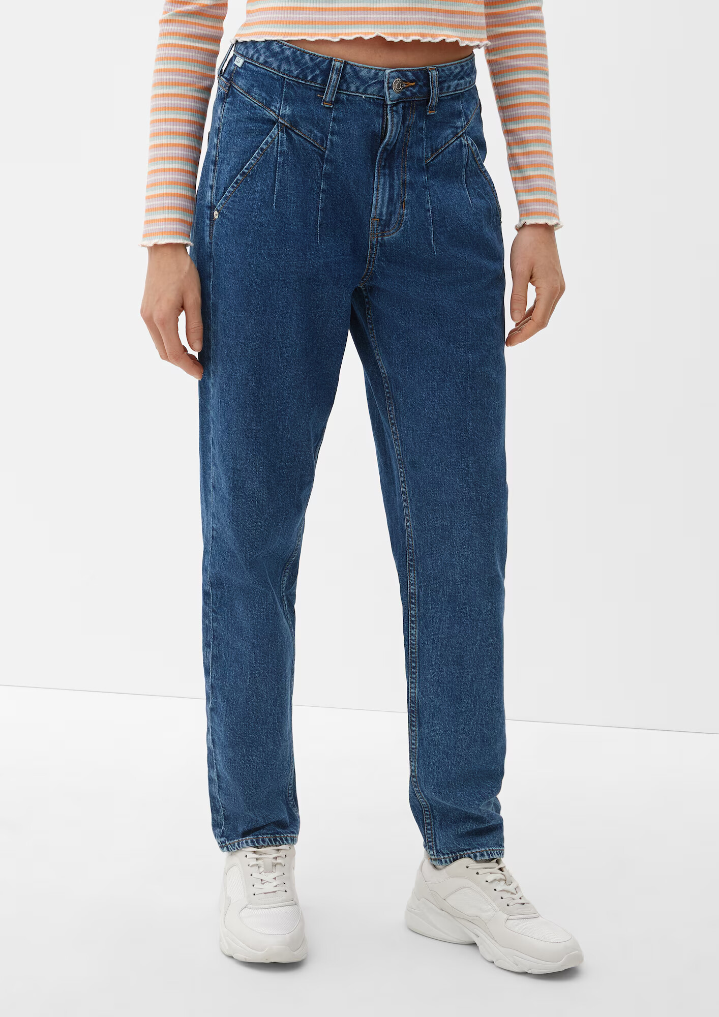 QS by s.Oliver Jeans albastru denim - Pled.ro