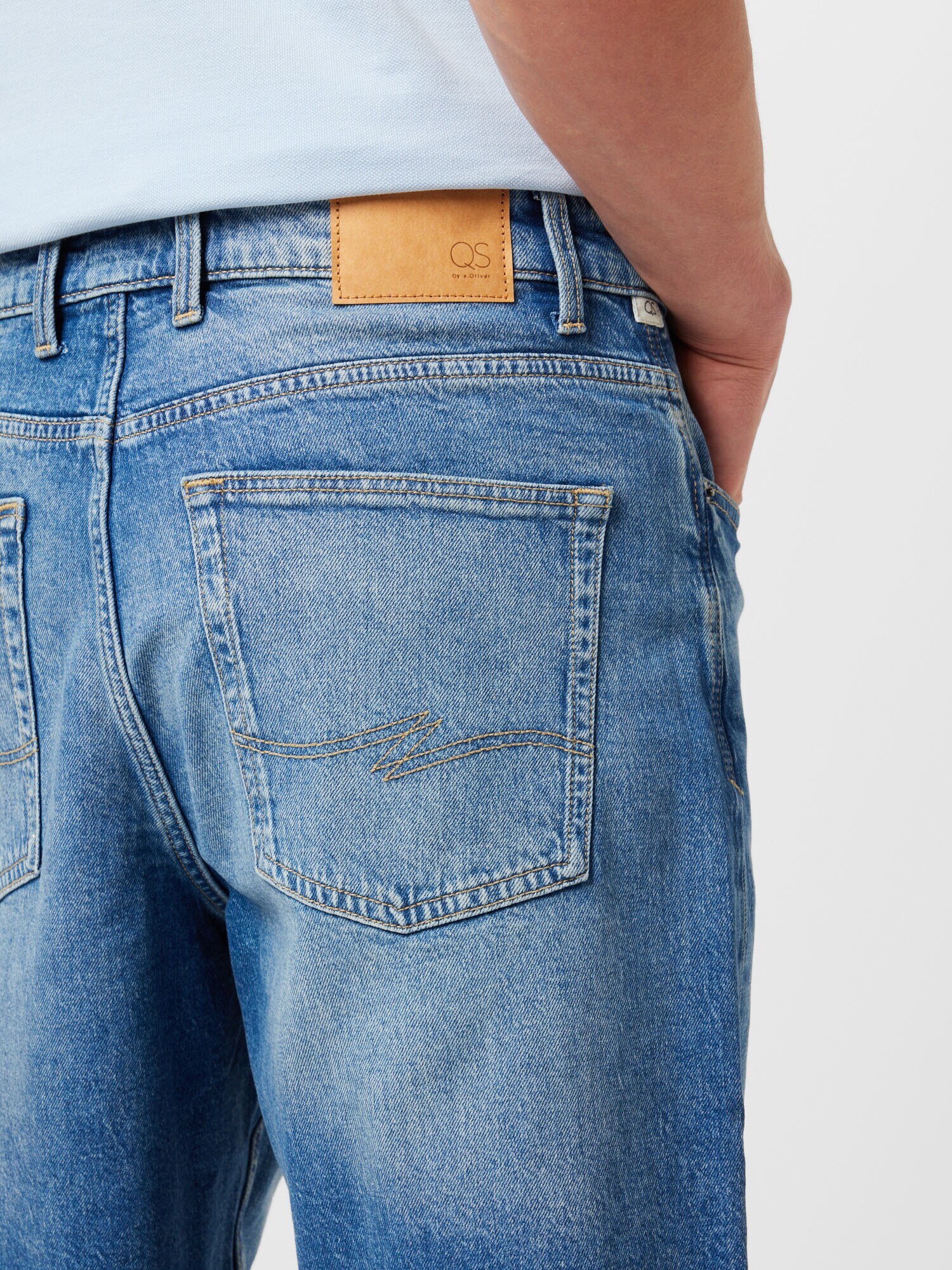 QS by s.Oliver Jeans albastru denim - Pled.ro