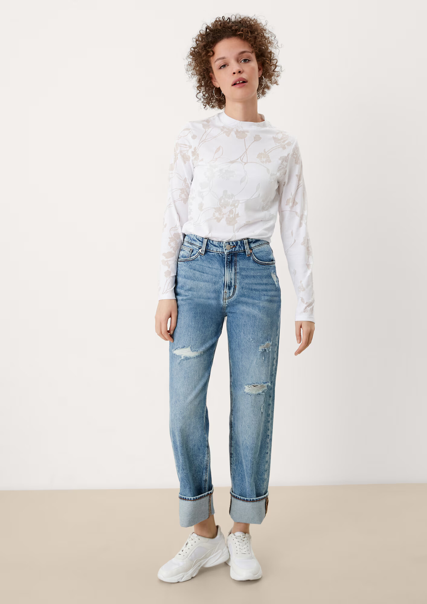 QS by s.Oliver Jeans albastru denim - Pled.ro