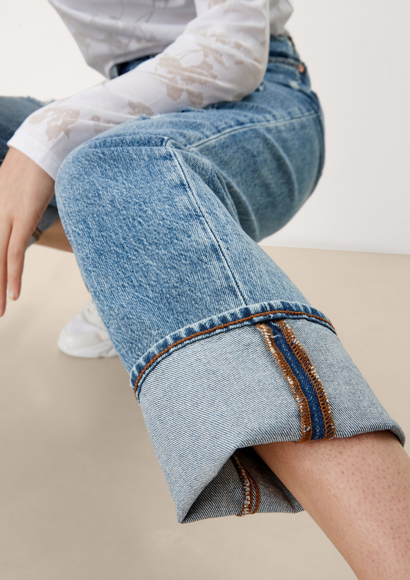 QS by s.Oliver Jeans albastru denim - Pled.ro