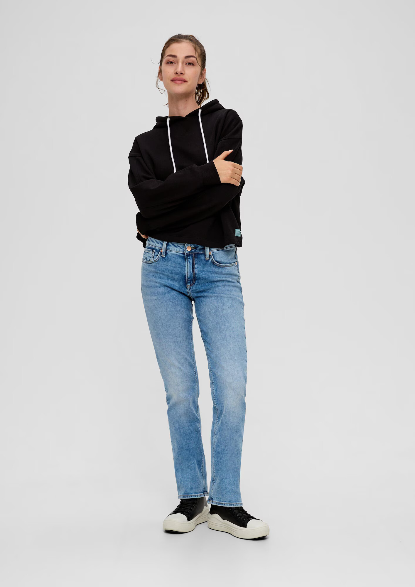 QS by s.Oliver Jeans albastru denim - Pled.ro