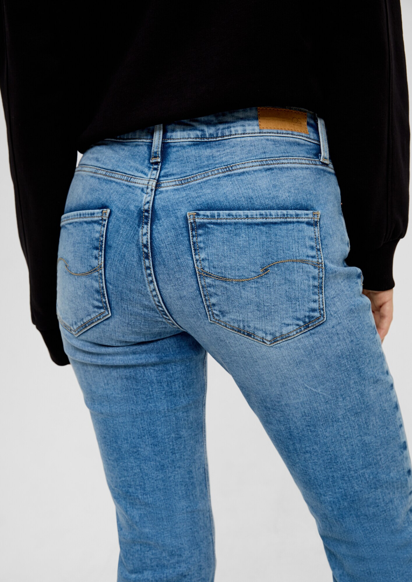 QS by s.Oliver Jeans albastru denim - Pled.ro