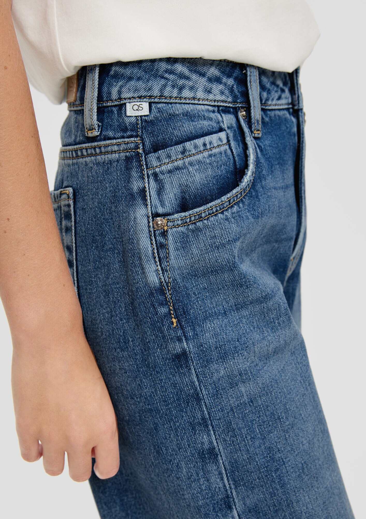 QS by s.Oliver Jeans albastru denim - Pled.ro