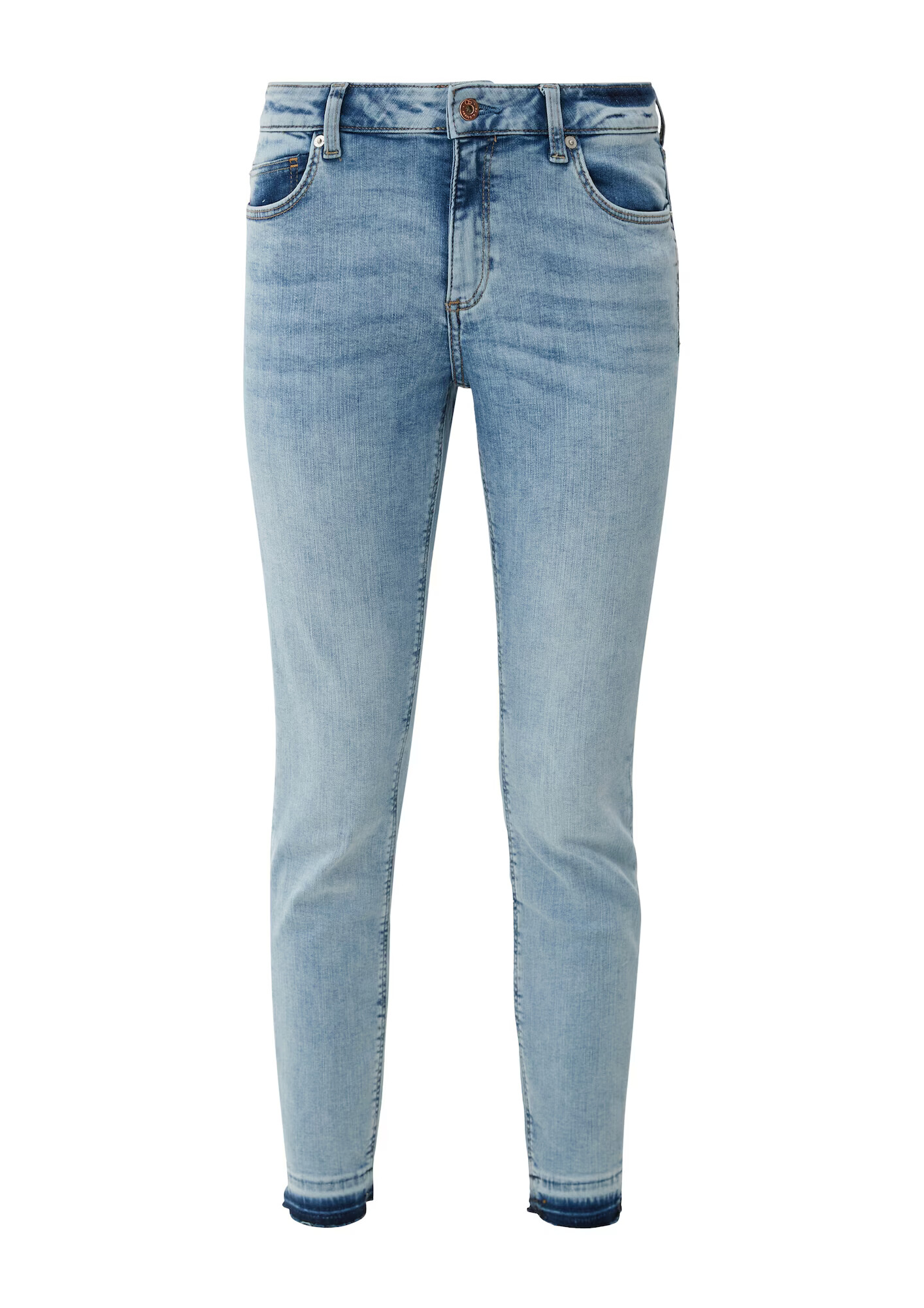 QS by s.Oliver Jeans albastru deschis - Pled.ro