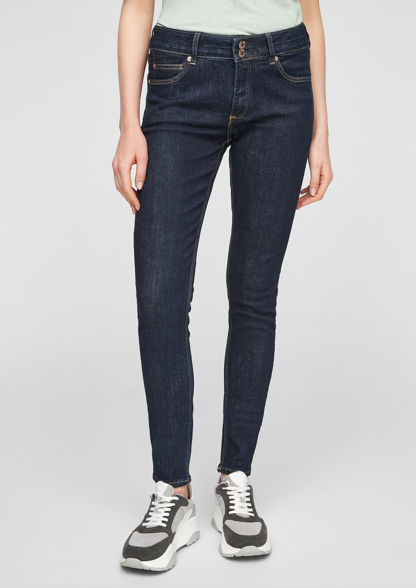 QS by s.Oliver Jeans albastru închis - Pled.ro