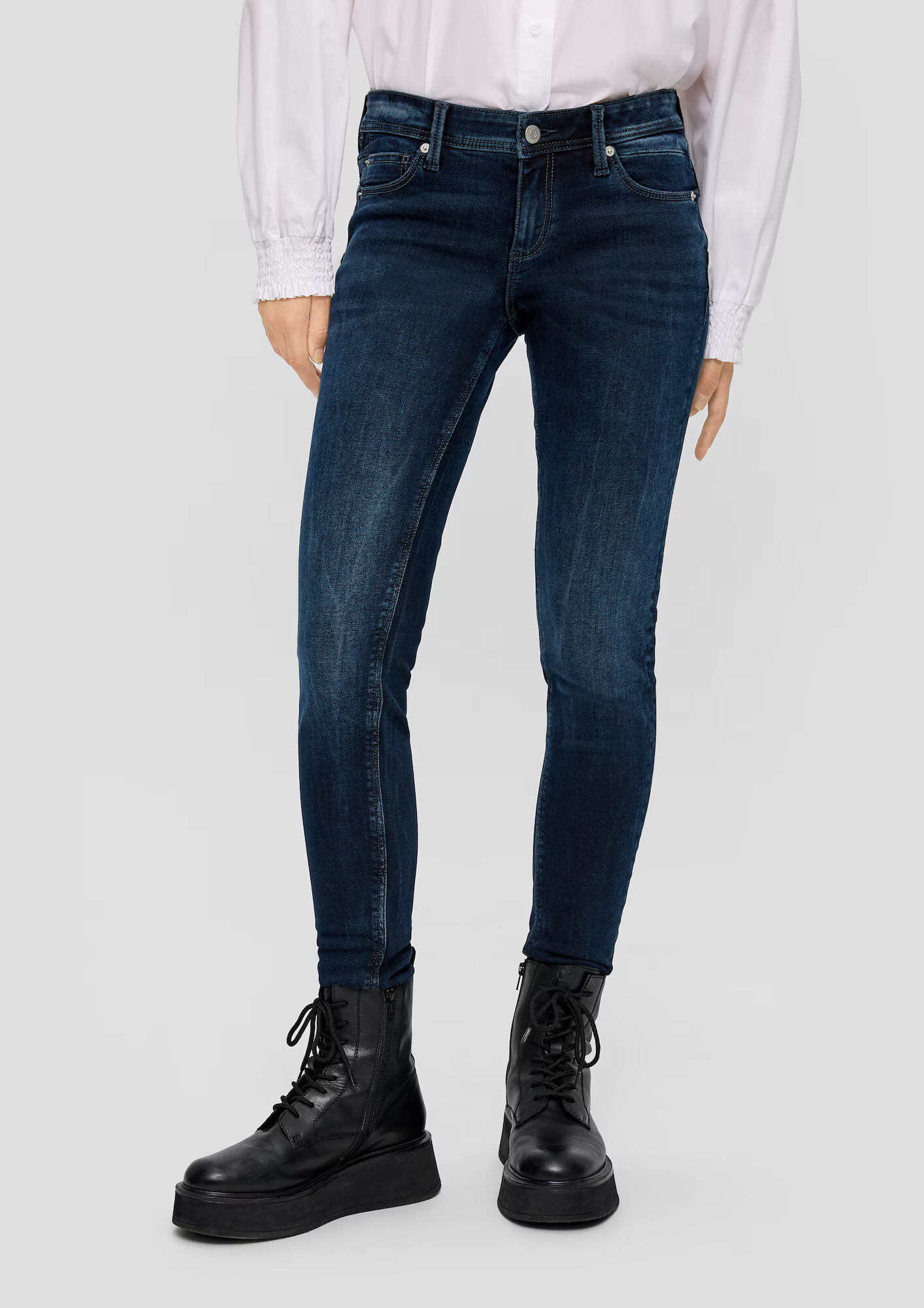 QS by s.Oliver Jeans bleumarin - Pled.ro