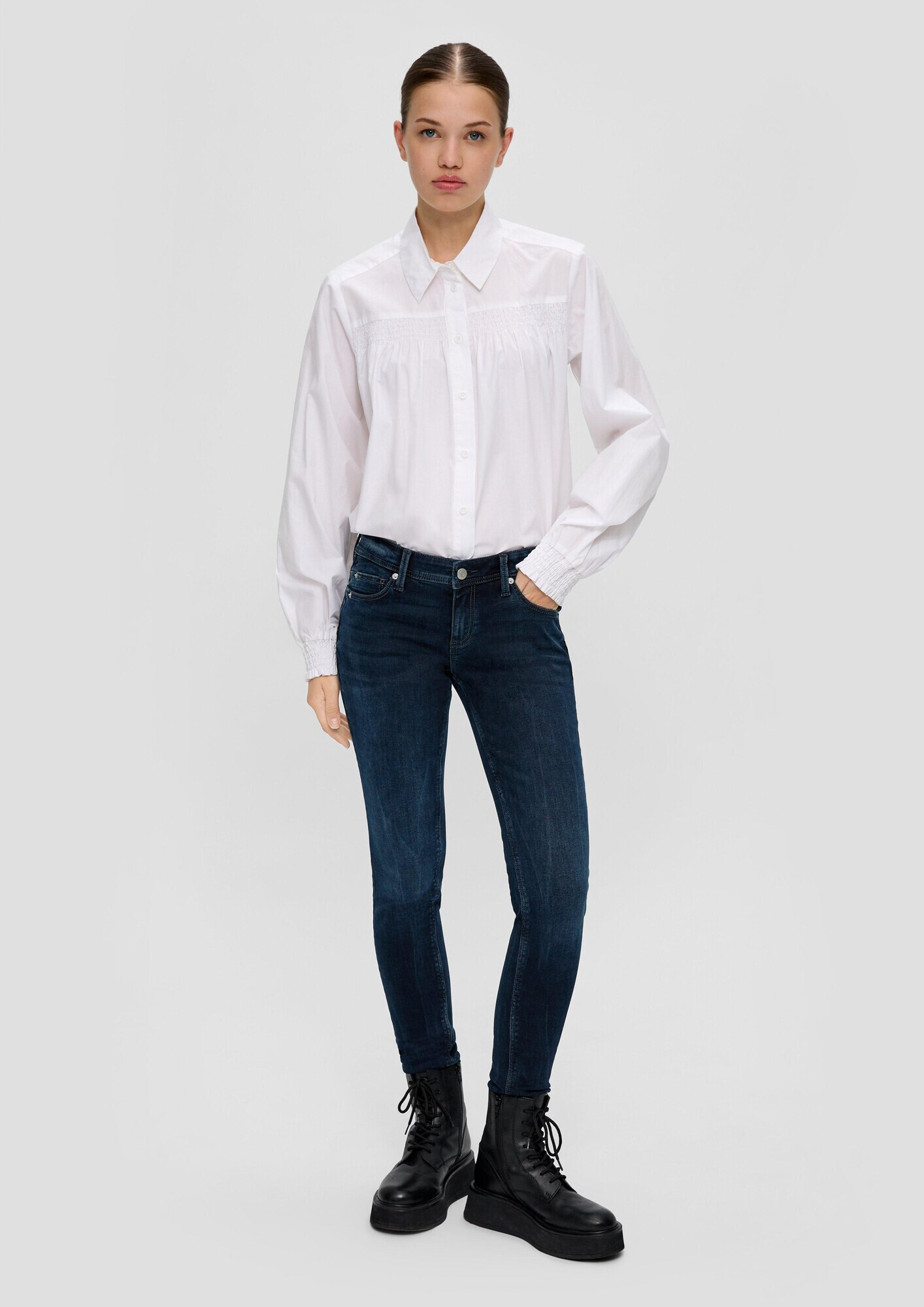 QS by s.Oliver Jeans bleumarin - Pled.ro