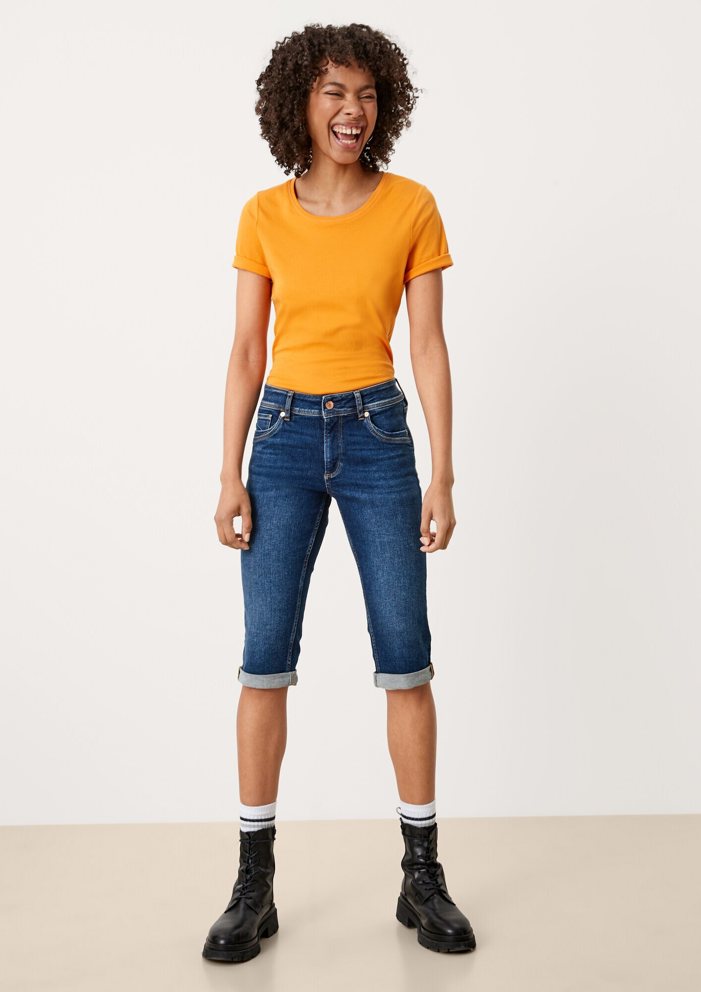 QS by s.Oliver Jeans 'Catie' albastru denim - Pled.ro