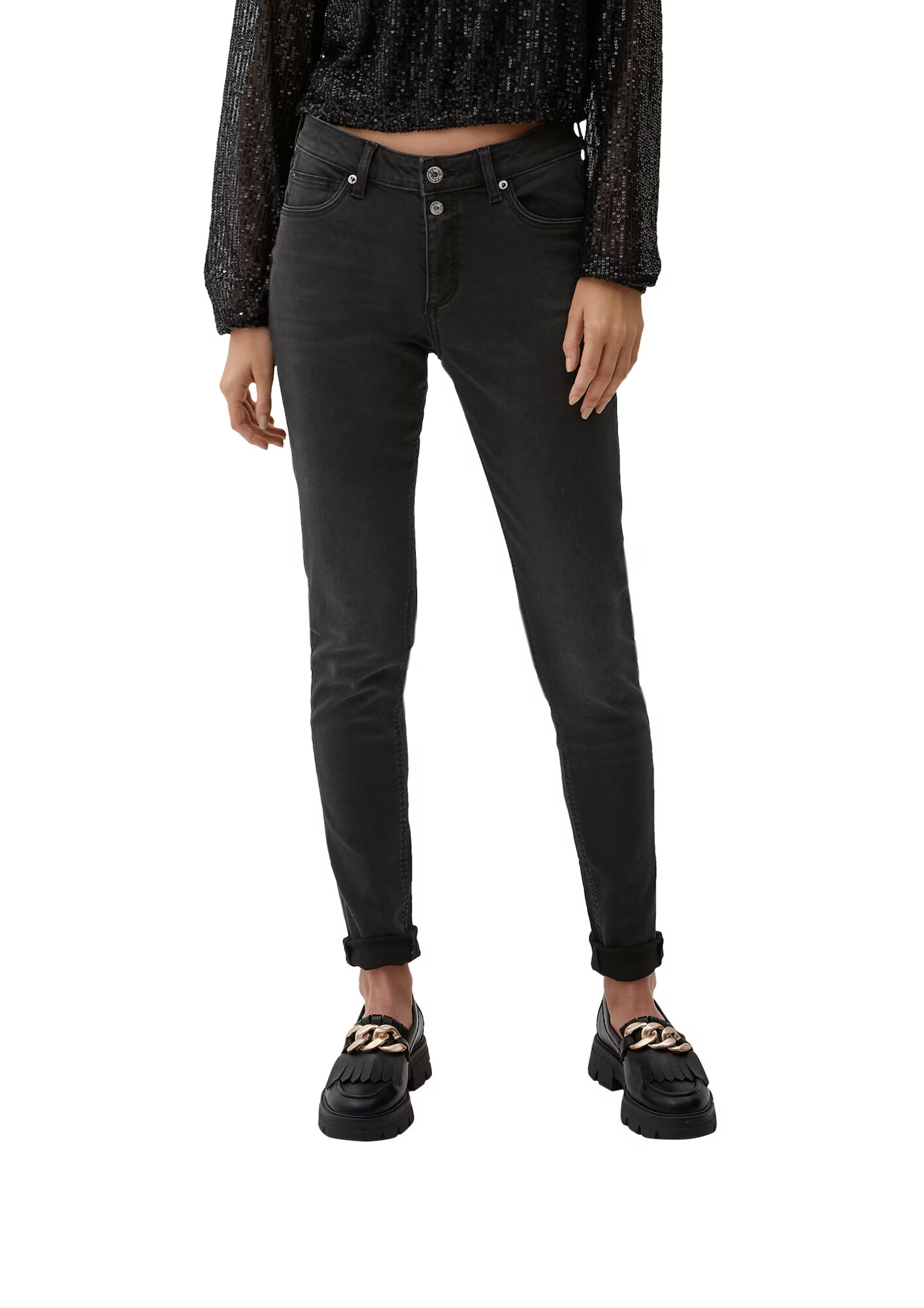 QS by s.Oliver Jeans gri - Pled.ro