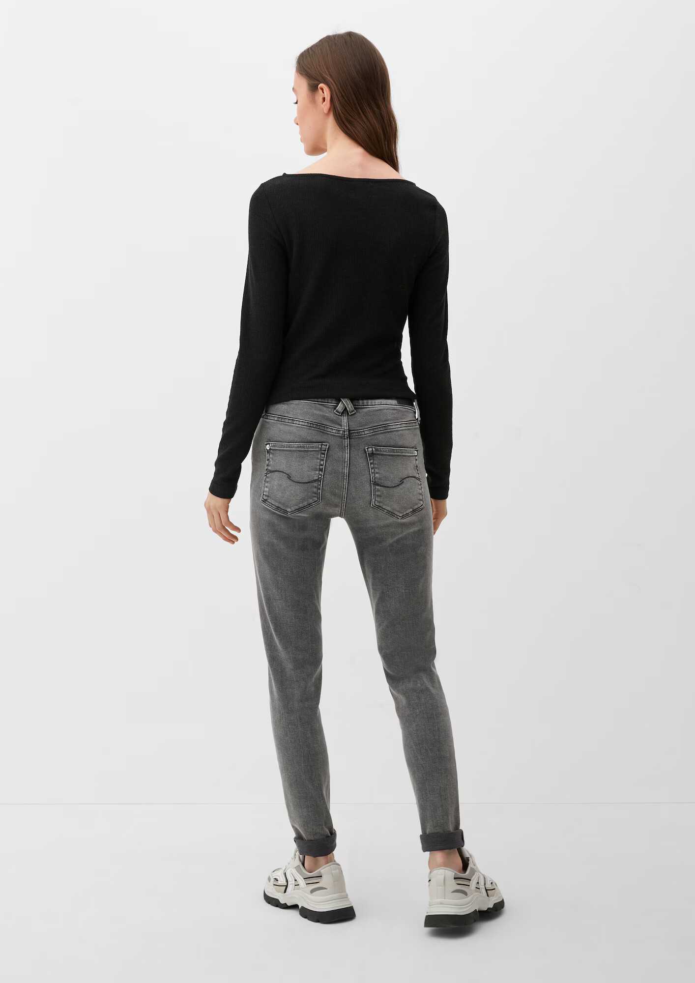 QS by s.Oliver Jeans gri denim - Pled.ro