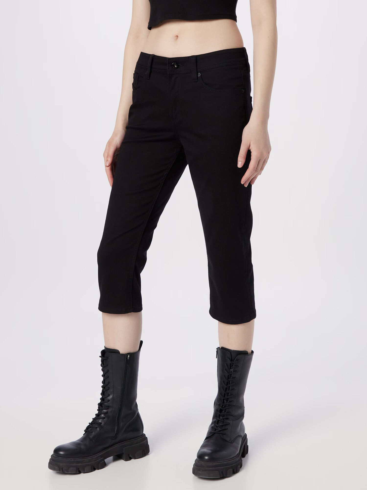 QS by s.Oliver Jeans negru denim - Pled.ro