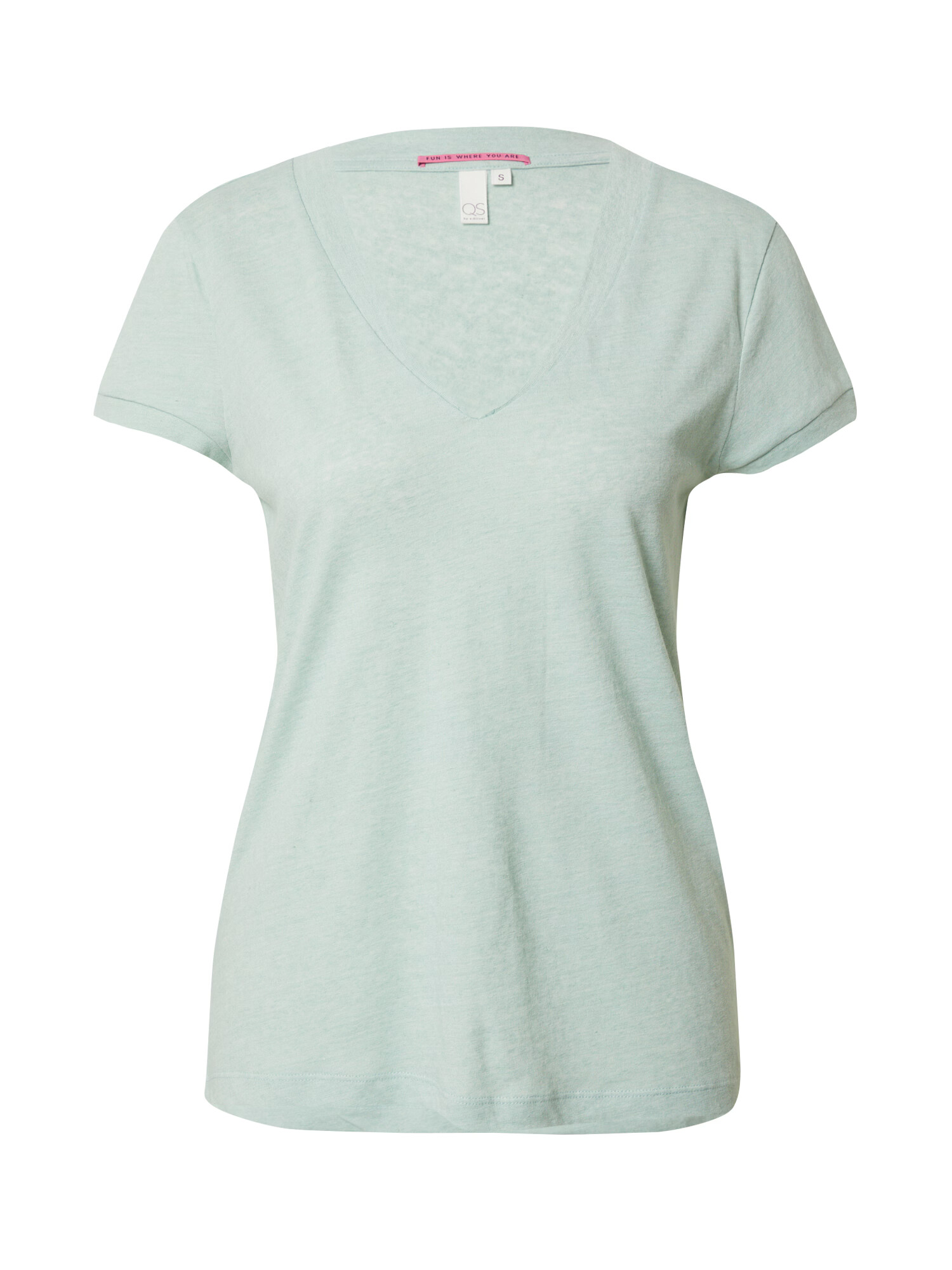 QS by s.Oliver Tricou verde pastel - Pled.ro