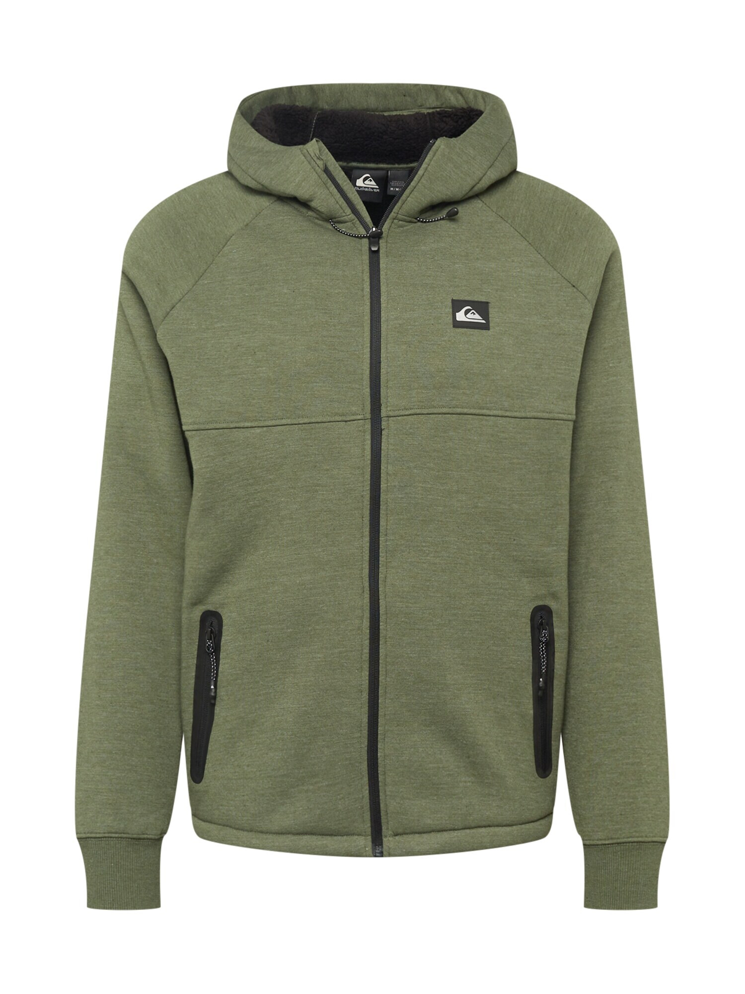 QUIKSILVER Bluză cu fermoar sport 'KUROW' verde - Pled.ro