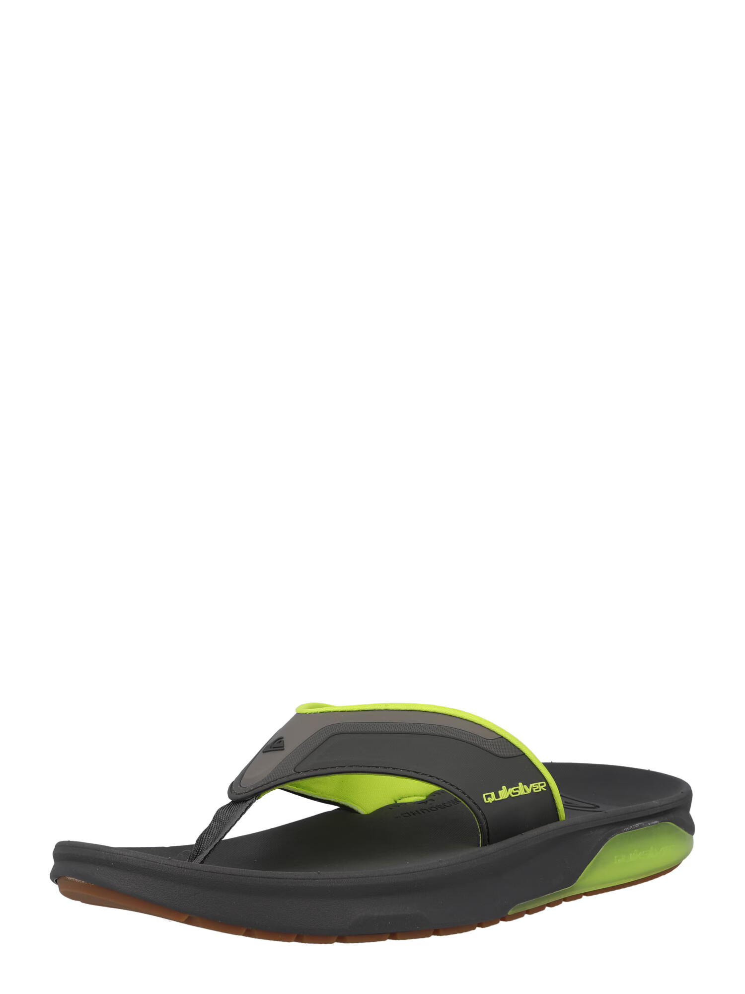 QUIKSILVER Flip-flops gri / verde limetă - Pled.ro