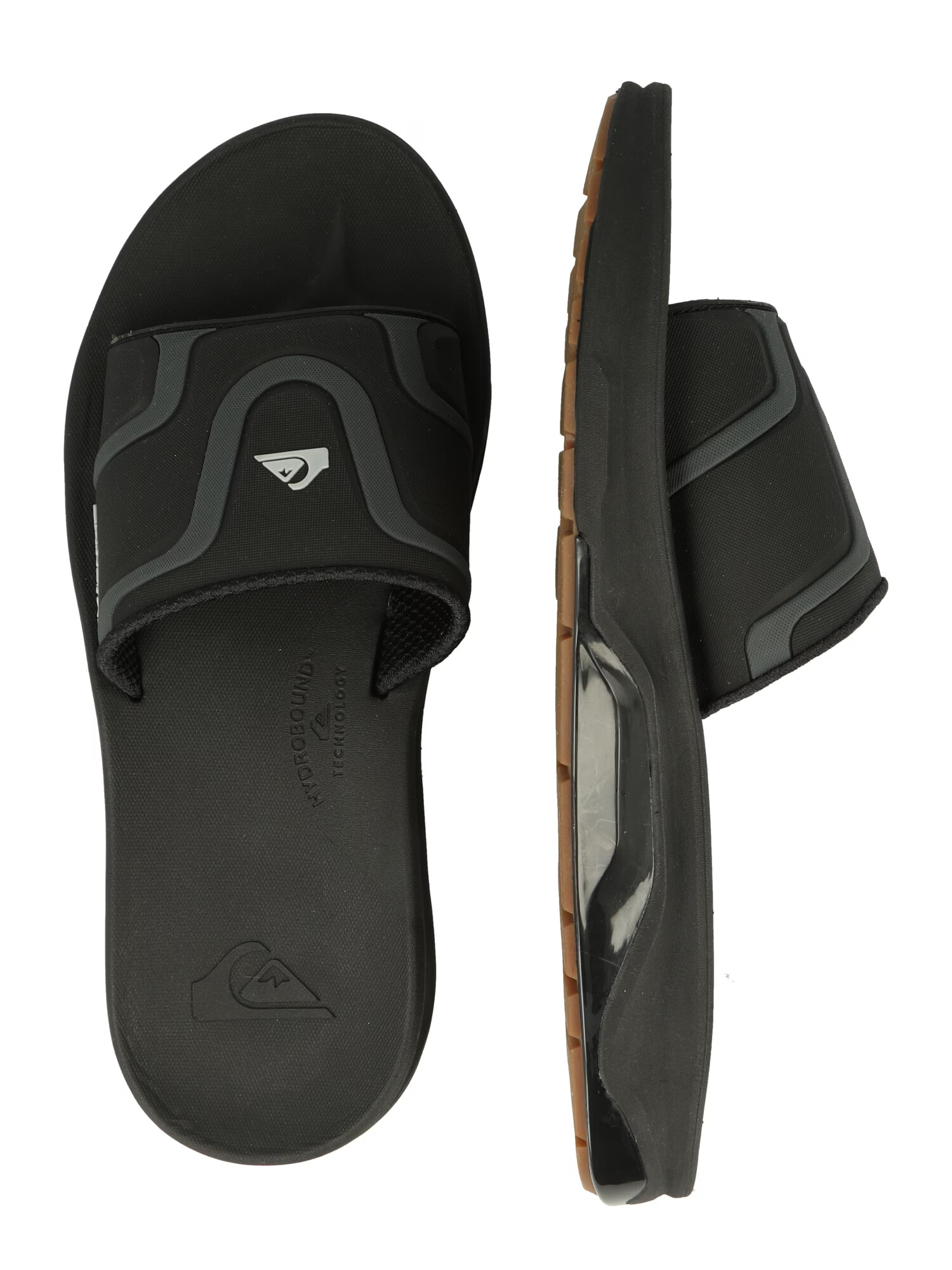 QUIKSILVER Flip-flops 'MATHODIC RECOVERY' gri / negru / alb - Pled.ro