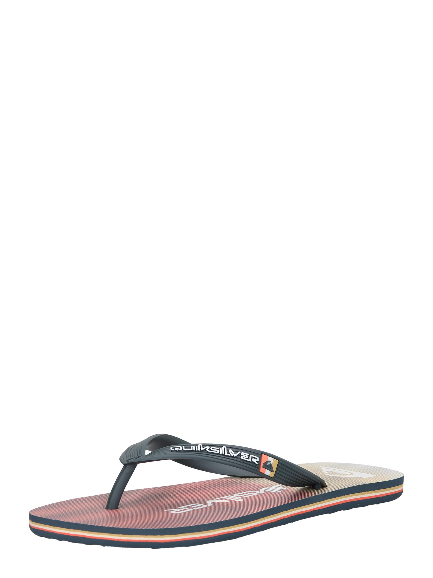 QUIKSILVER Flip-flops 'MOLOKAI MASSIVE' bej deschis / gri grafit / corai / alb - Pled.ro