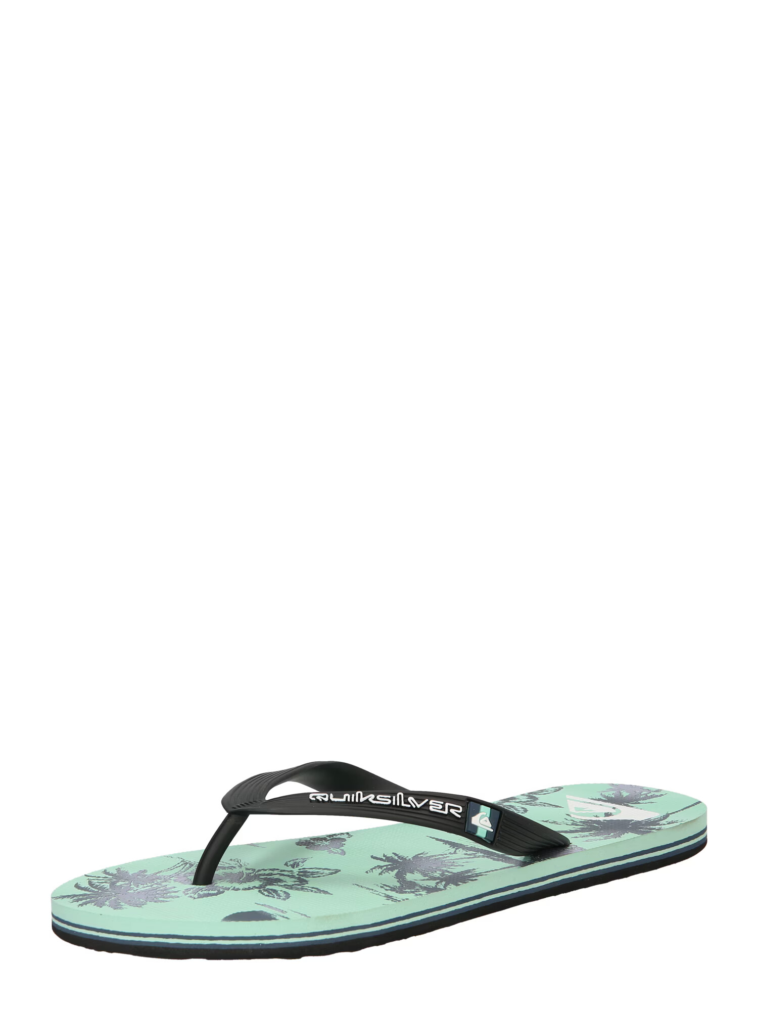 QUIKSILVER Flip-flops 'MOLOKAI' verde jad / negru / alb - Pled.ro