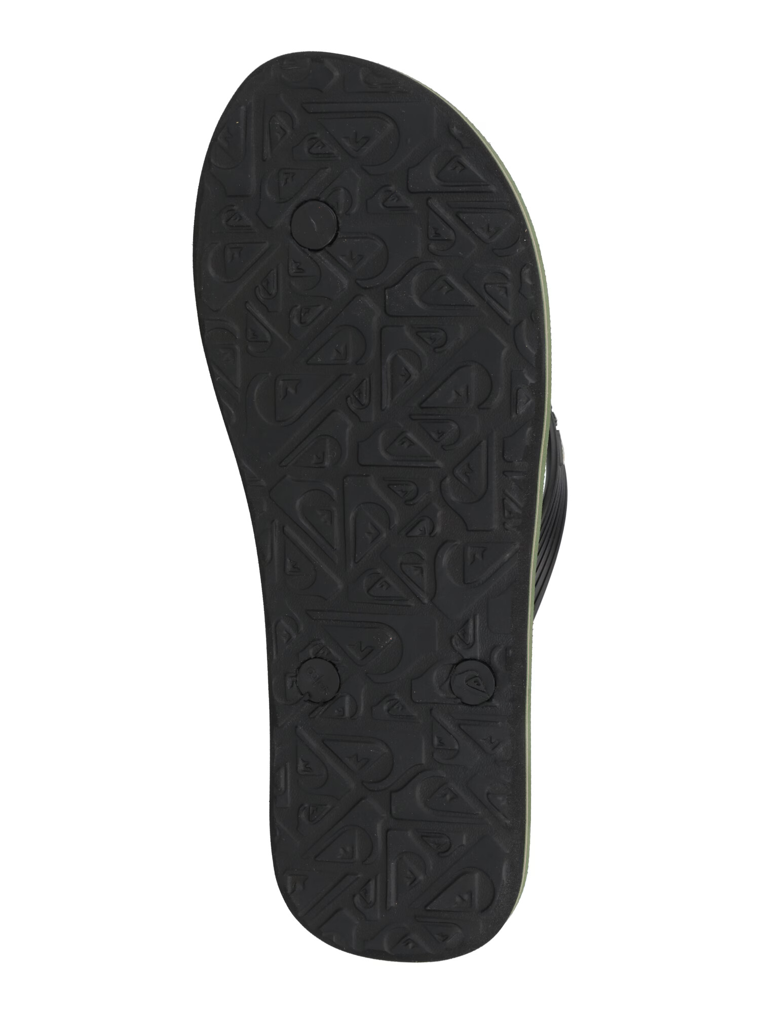 QUIKSILVER Flip-flops 'Molokai' verde pin / alb - Pled.ro